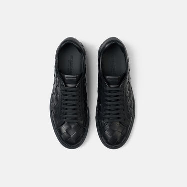 Ugo Black Woven Scarosso: Black Woven - Calf UGOSNEA