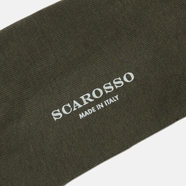 Scarosso Khaki Cotton Socks Khaki - Cotton COLOCOTTSOCK