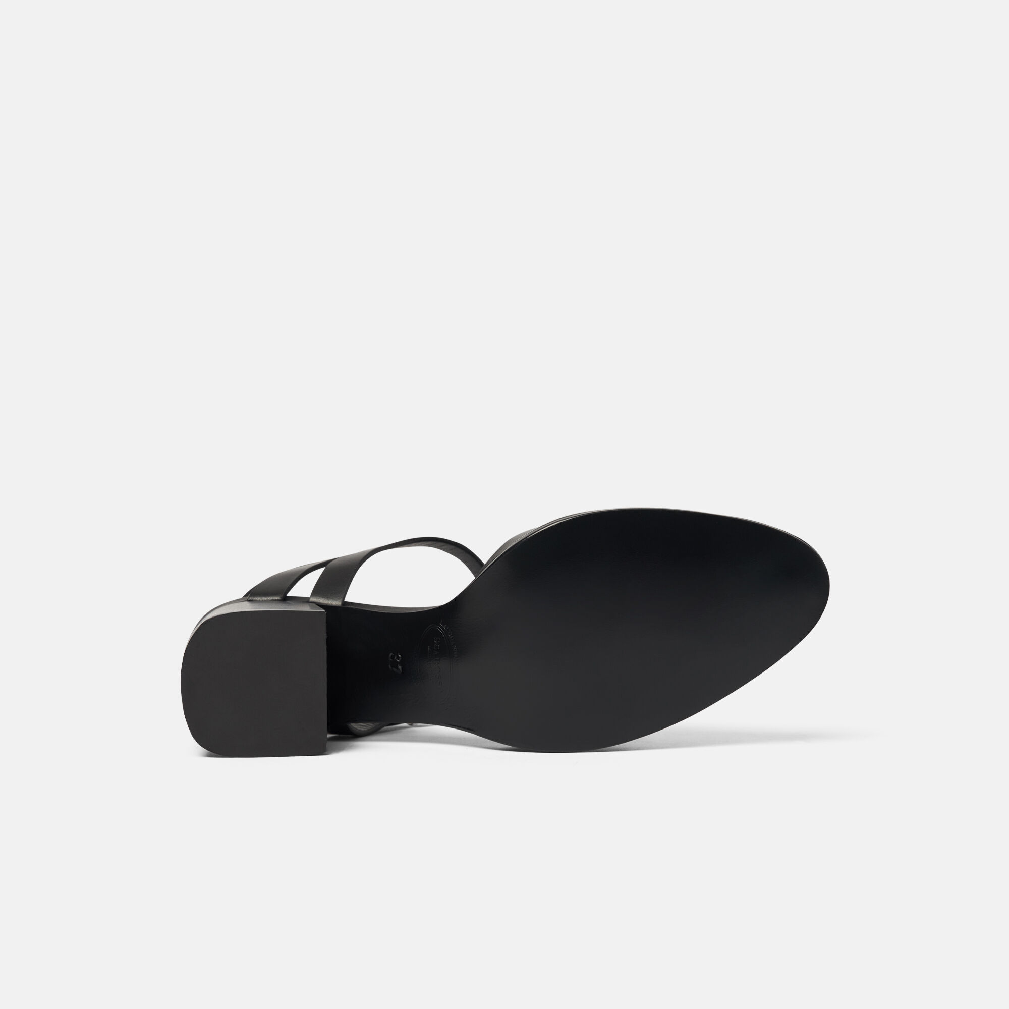 Scarosso Giulia Black Black - Calf GIULIASAND