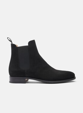 Scarosso Giancarlo Schwarz Veloursleder Schwarz - Veloursleder GIANCARLOCHEL