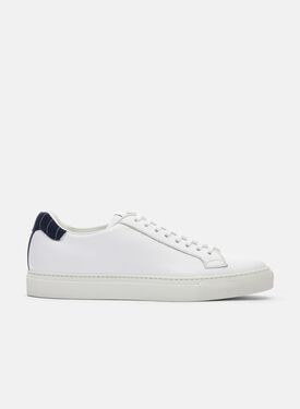 Scarosso Pinstripe White Dark Brown - Knit ROBBIESNEA
