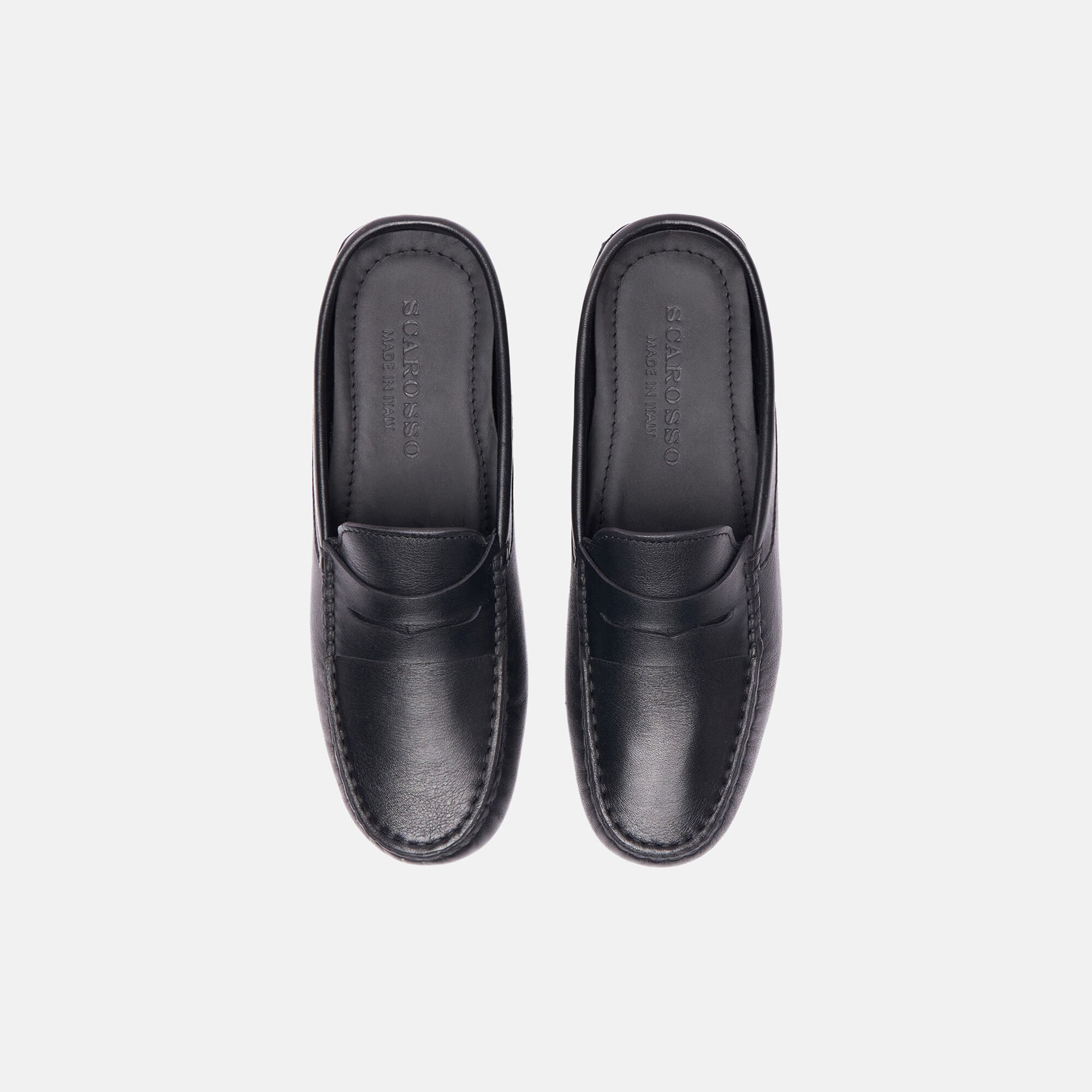 Scarosso Camilla Black Black - Calf CAMILLADRIV