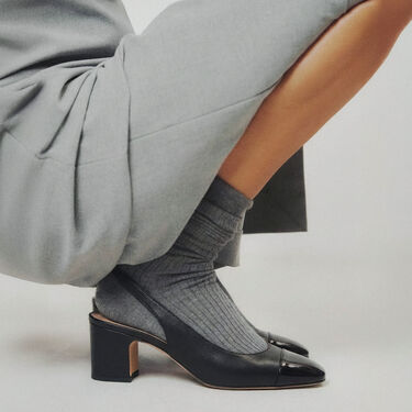 Miranda Schwarz Scarosso: Schwarz - Kalbsleder Miranda Schwarz Scarosso: Schwarz - Kalbsleder MIRANDAPUMP