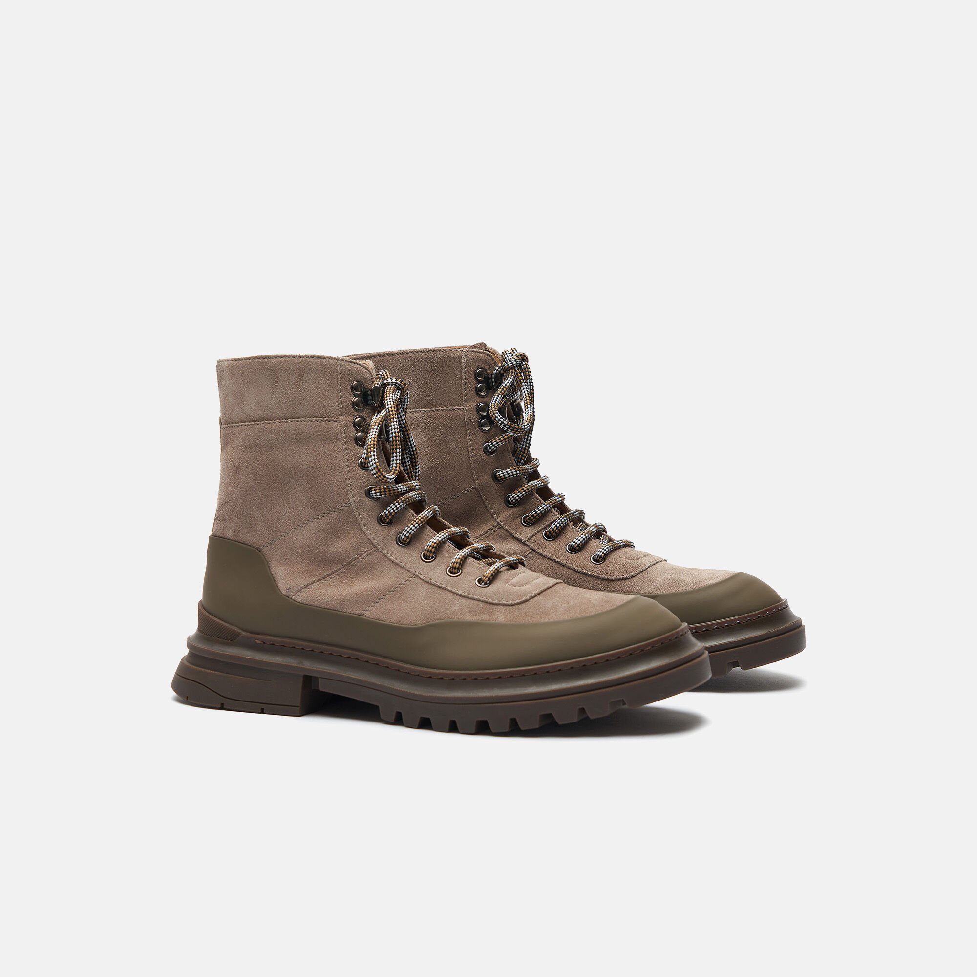 Scarosso Federico Taupe Veloursleder Taupe - Veloursleder FEDERICOBOOT