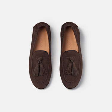 Anais Brown Suede Scarosso: Brown - Suede ANAISLOAF