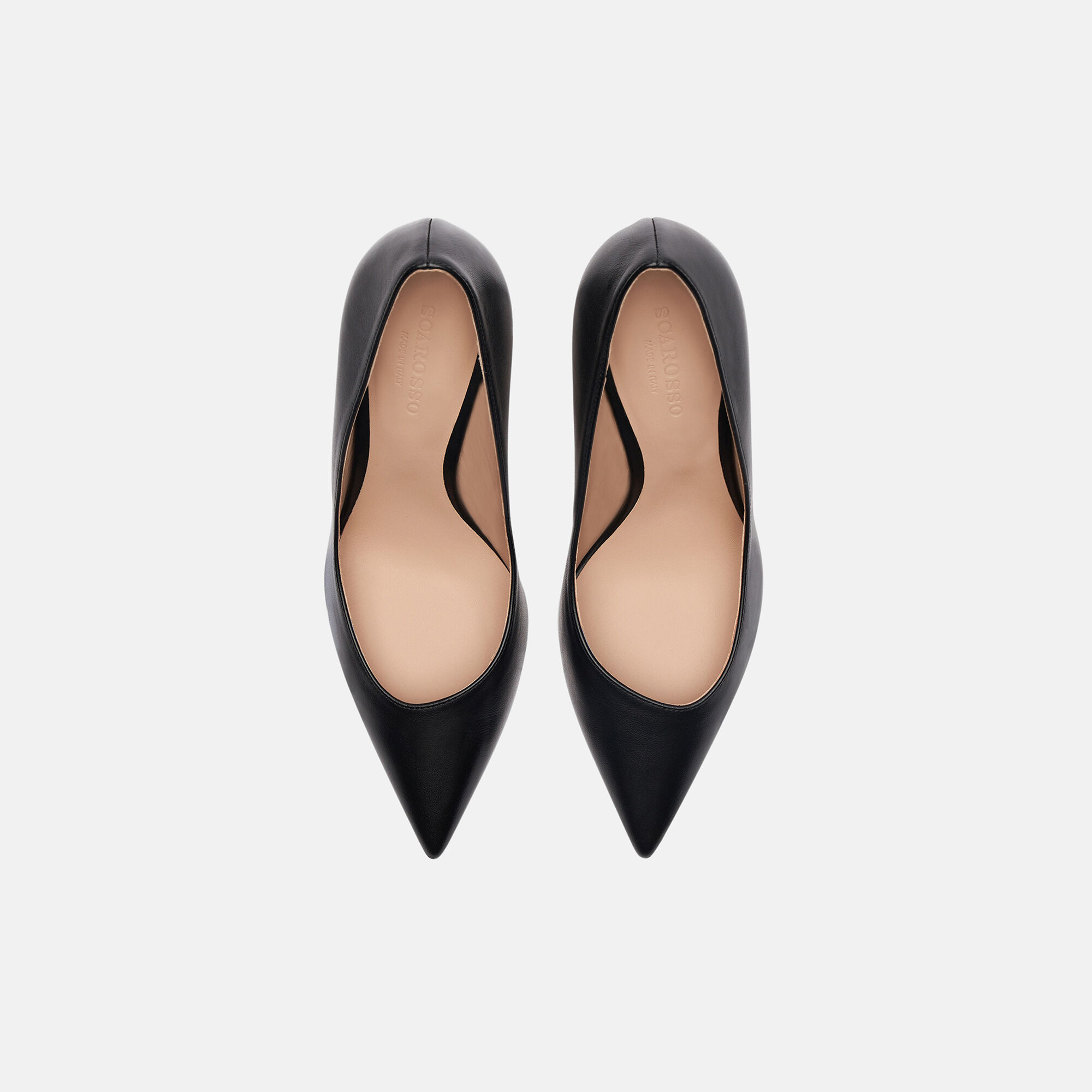 Scarosso Greta Noir Noir - Veau GRETAPUMP