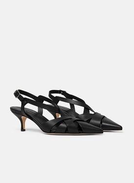 Clio Black Scarosso: Black - Calf CLIOPUMP