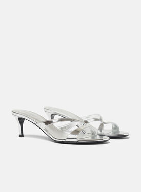 Pauli Silver Scarosso: Silver - Calf PAULISAND