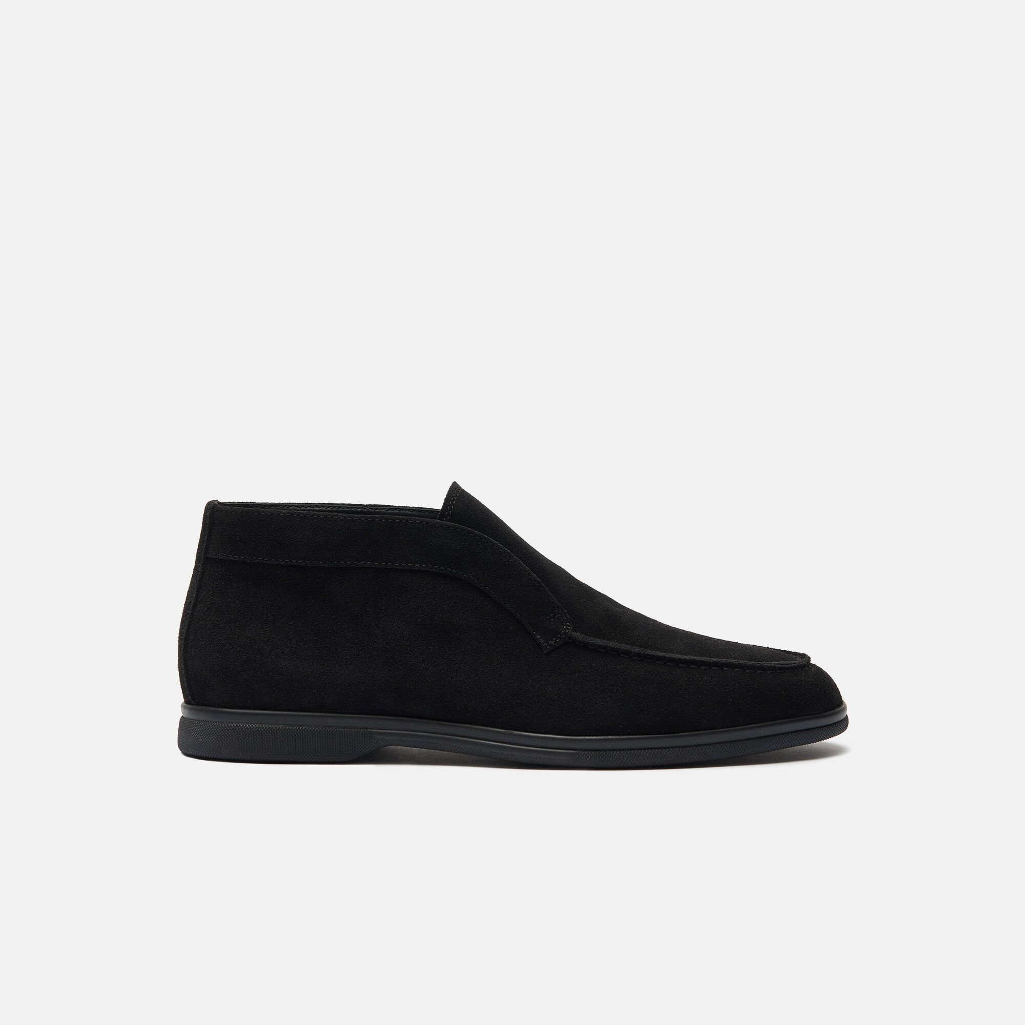 Scarosso Leonardo Schwarz Veloursleder Schwarz - Veloursleder LEONARDOANKL