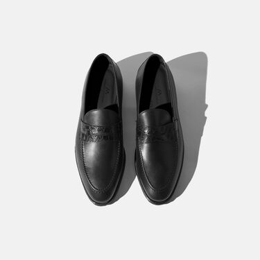 Scarosso Giorgio Black Black Calf GIORGIOLOAF