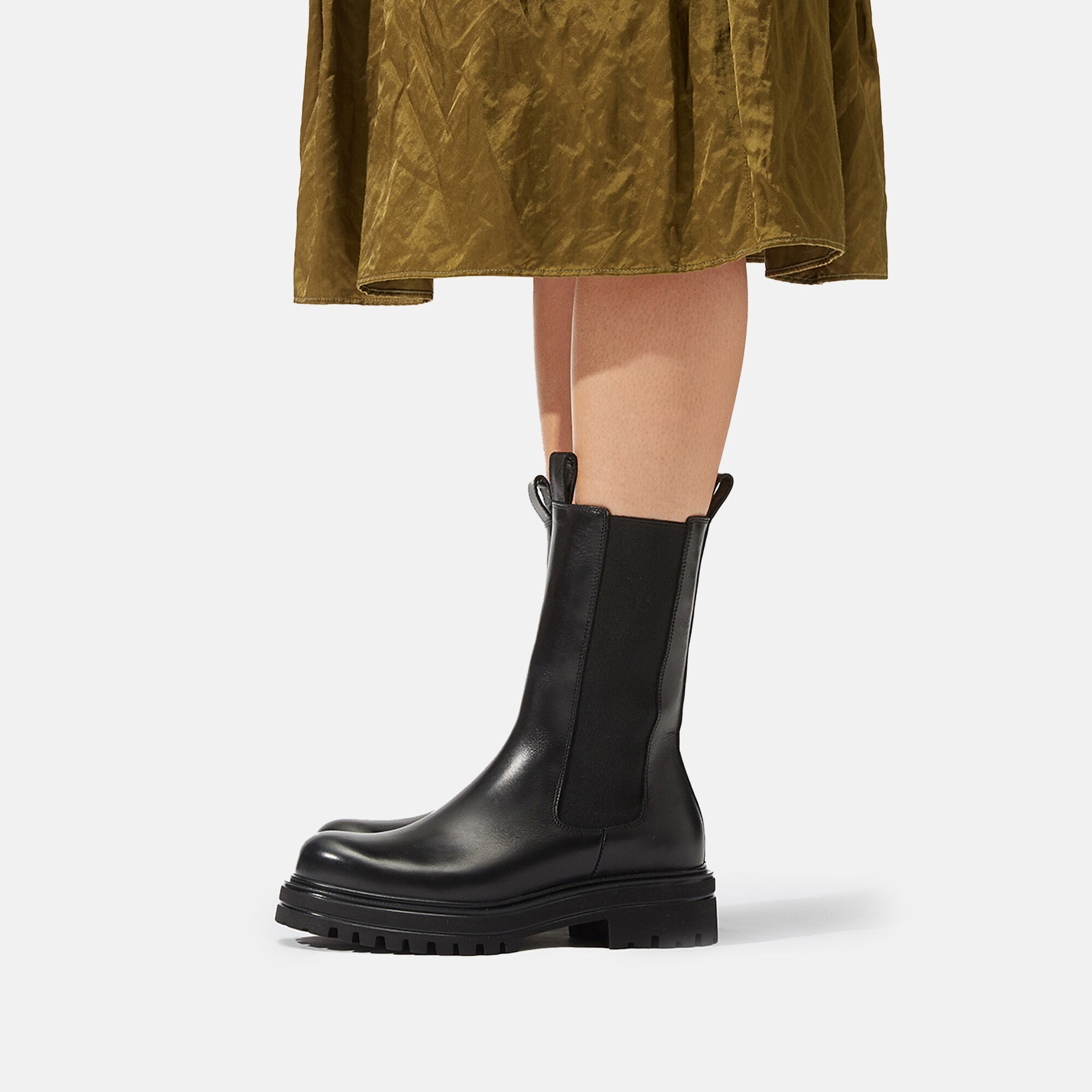 Scarosso Naomi Black Black - Calf NAOMICHEL