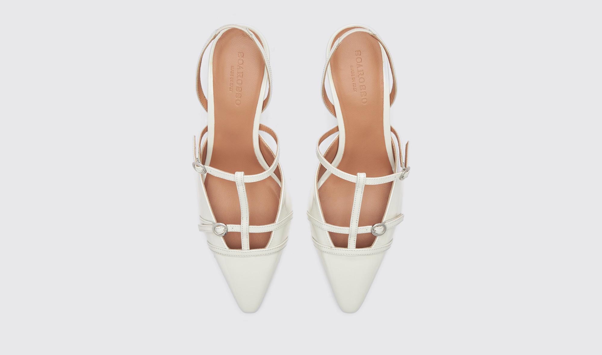 Shop Scarosso Selena White Patent - Woman High Heels White In White - Patent