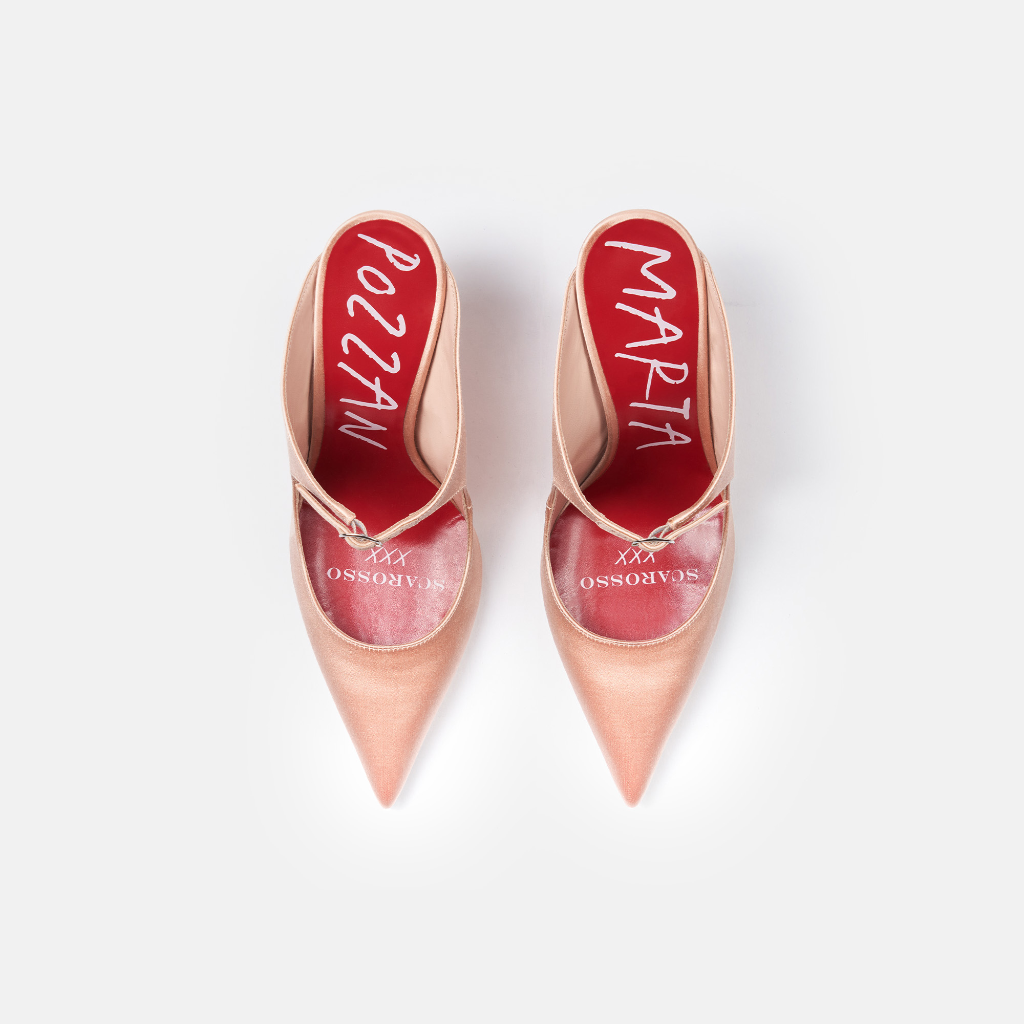Scarosso Marta Ii Rose Satin In Rose - Satin