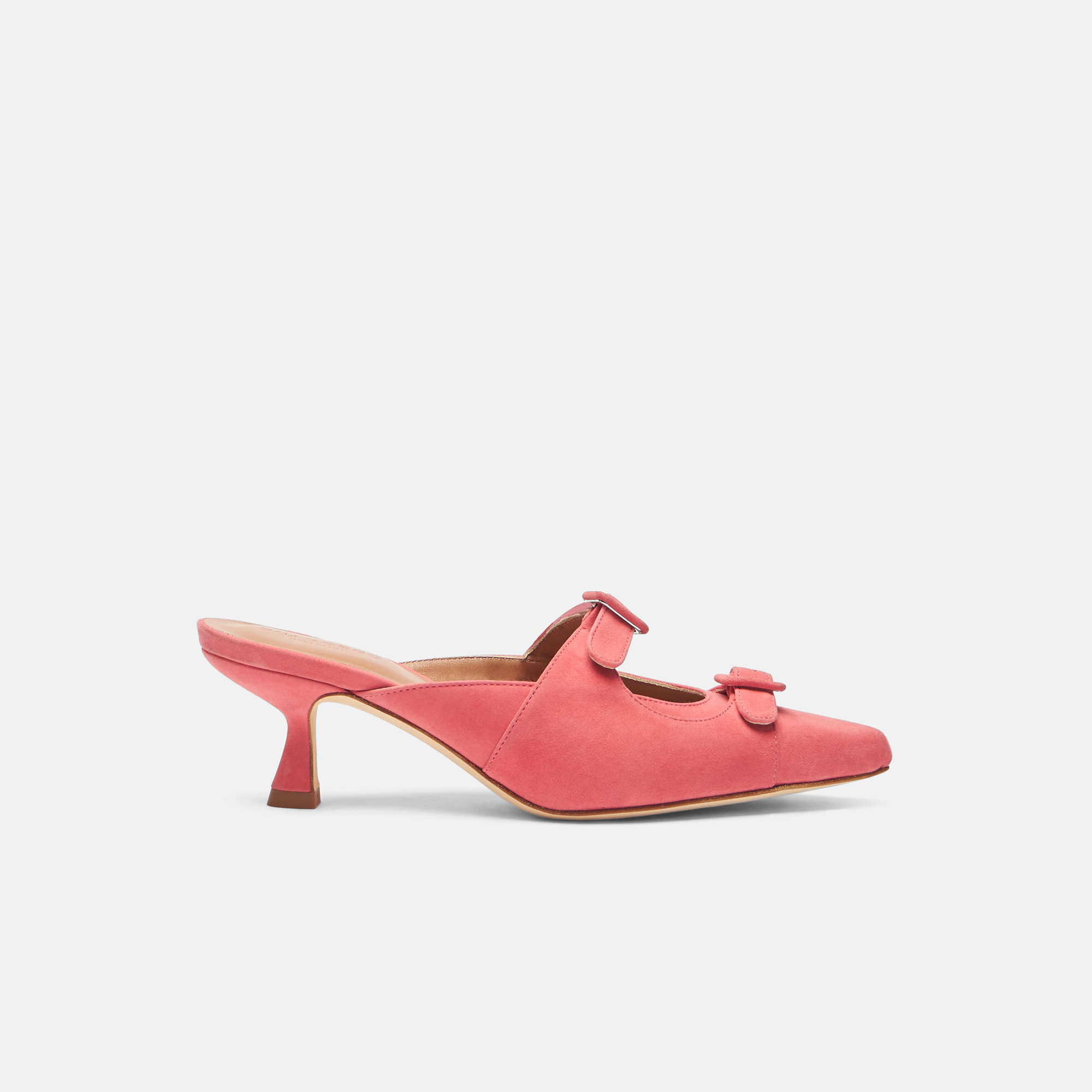 Scarosso Liz Pink Suede - Woman Mules Pink