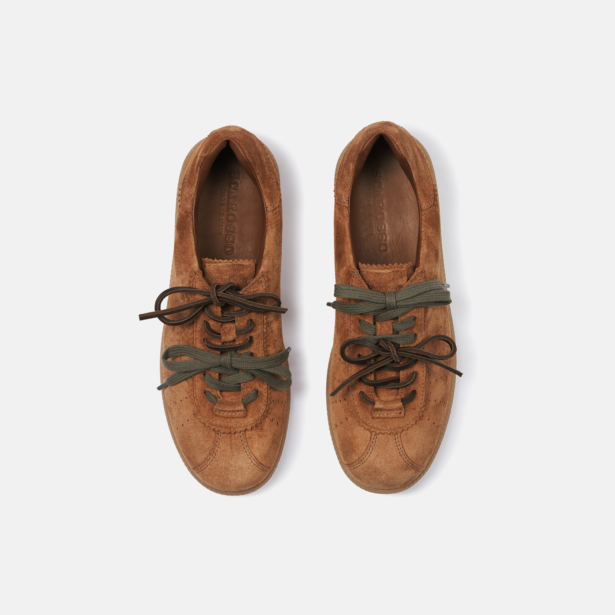 Shop Scarosso Mariate Tan Suede In Tan - Suede
