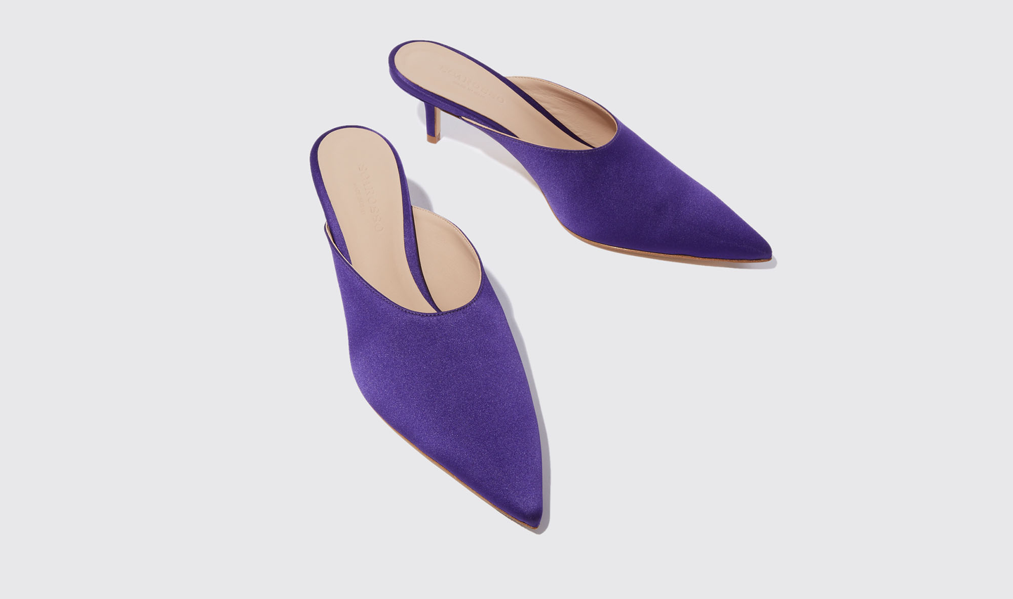 Shop Scarosso Laura Purple - Woman Heels Purple In Purple - Silk