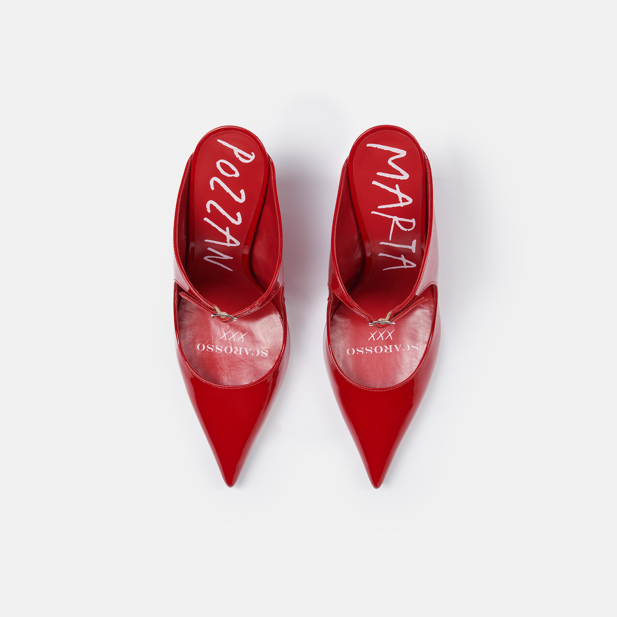 Scarosso Marta Ii Red Patent In Red - Patemt