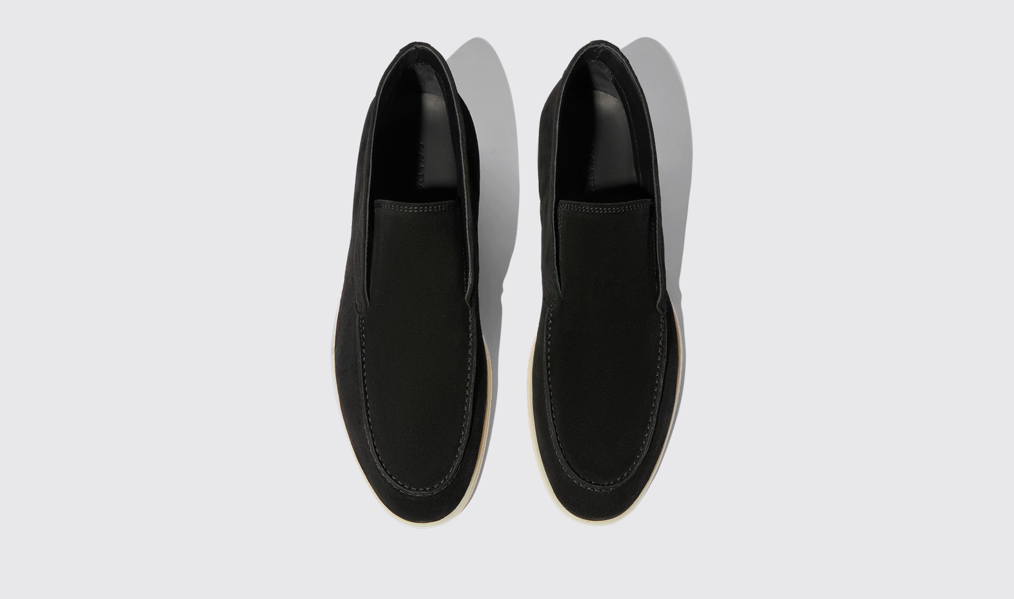 Shop Scarosso Leonardo Black Suede - Man Boots Black In Black - Suede