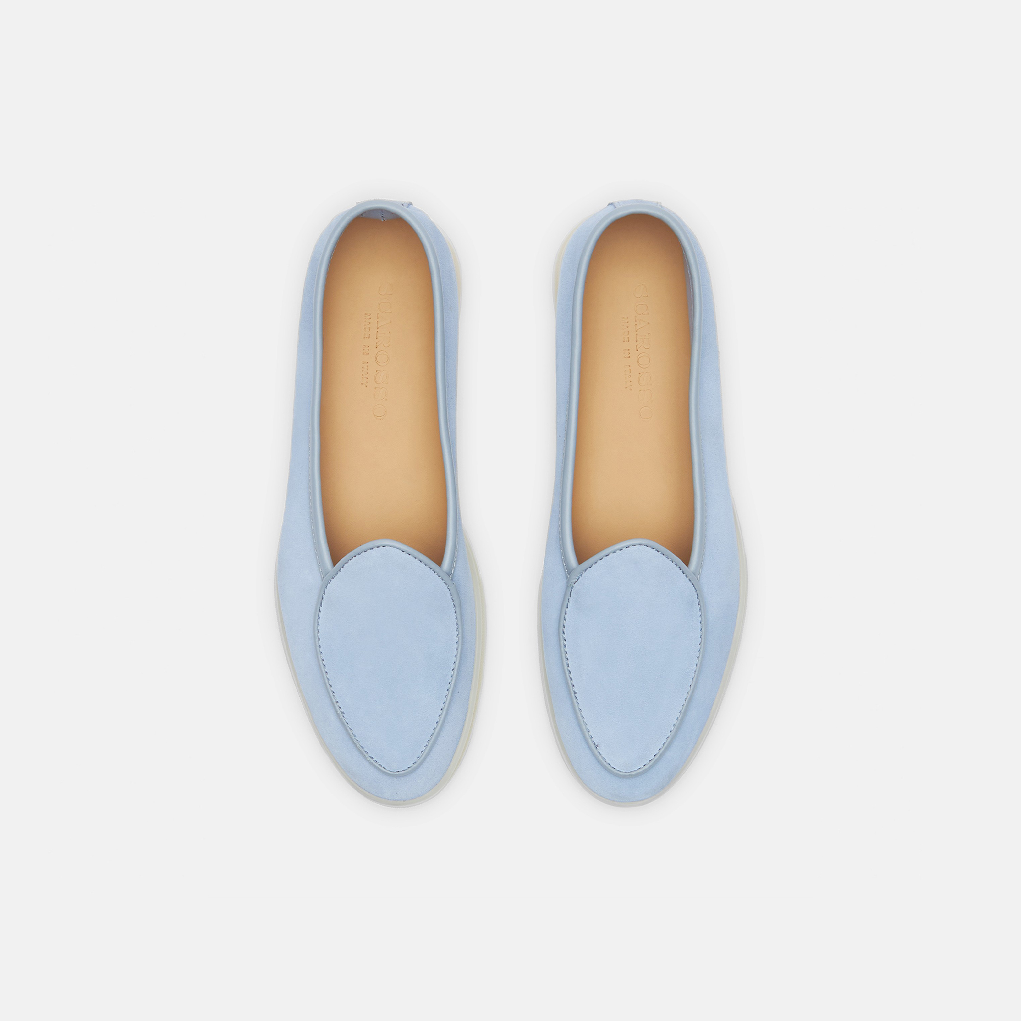 Scarosso Livia Light Blue Suede In Light Blue - Suede