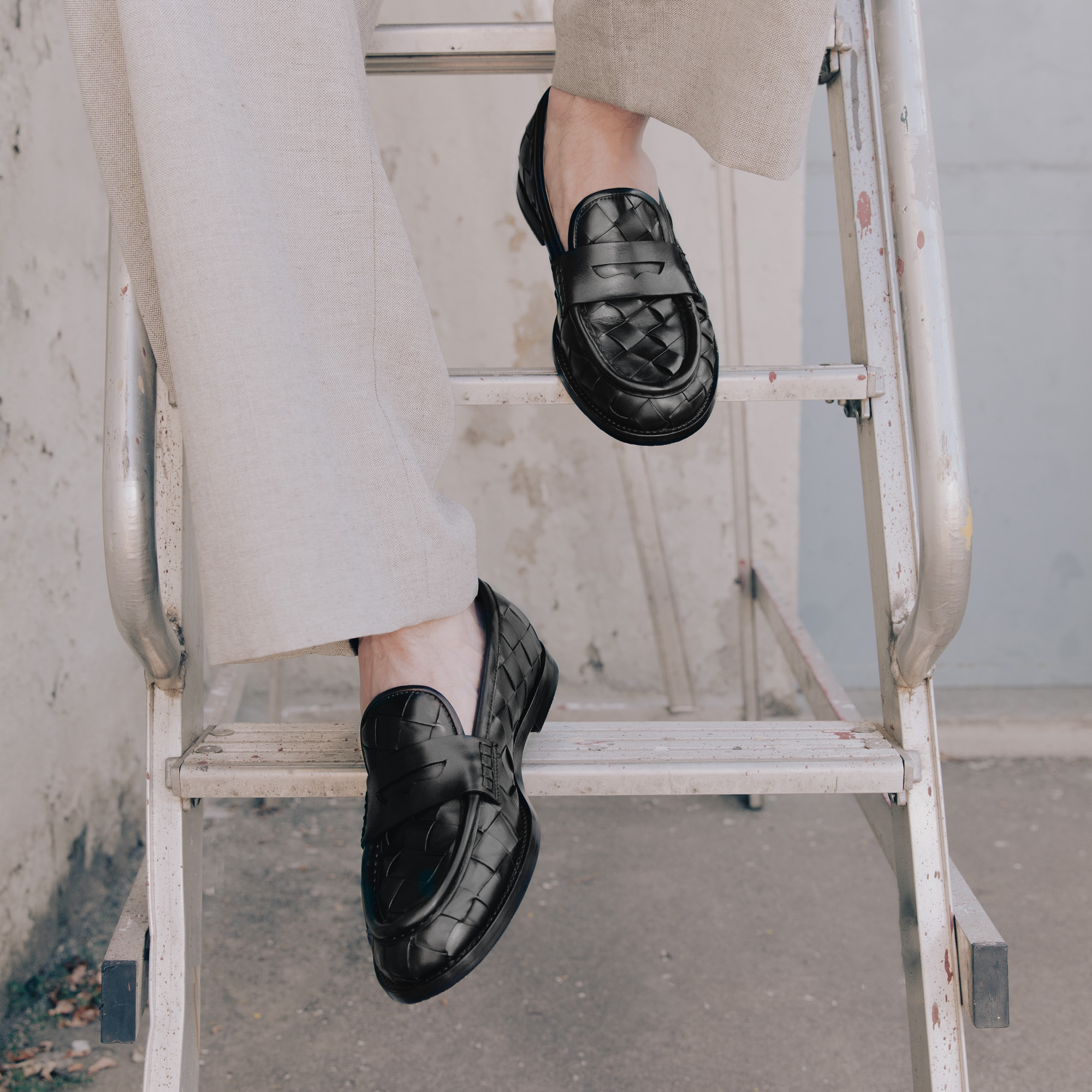 Scarosso Gerald Black Woven