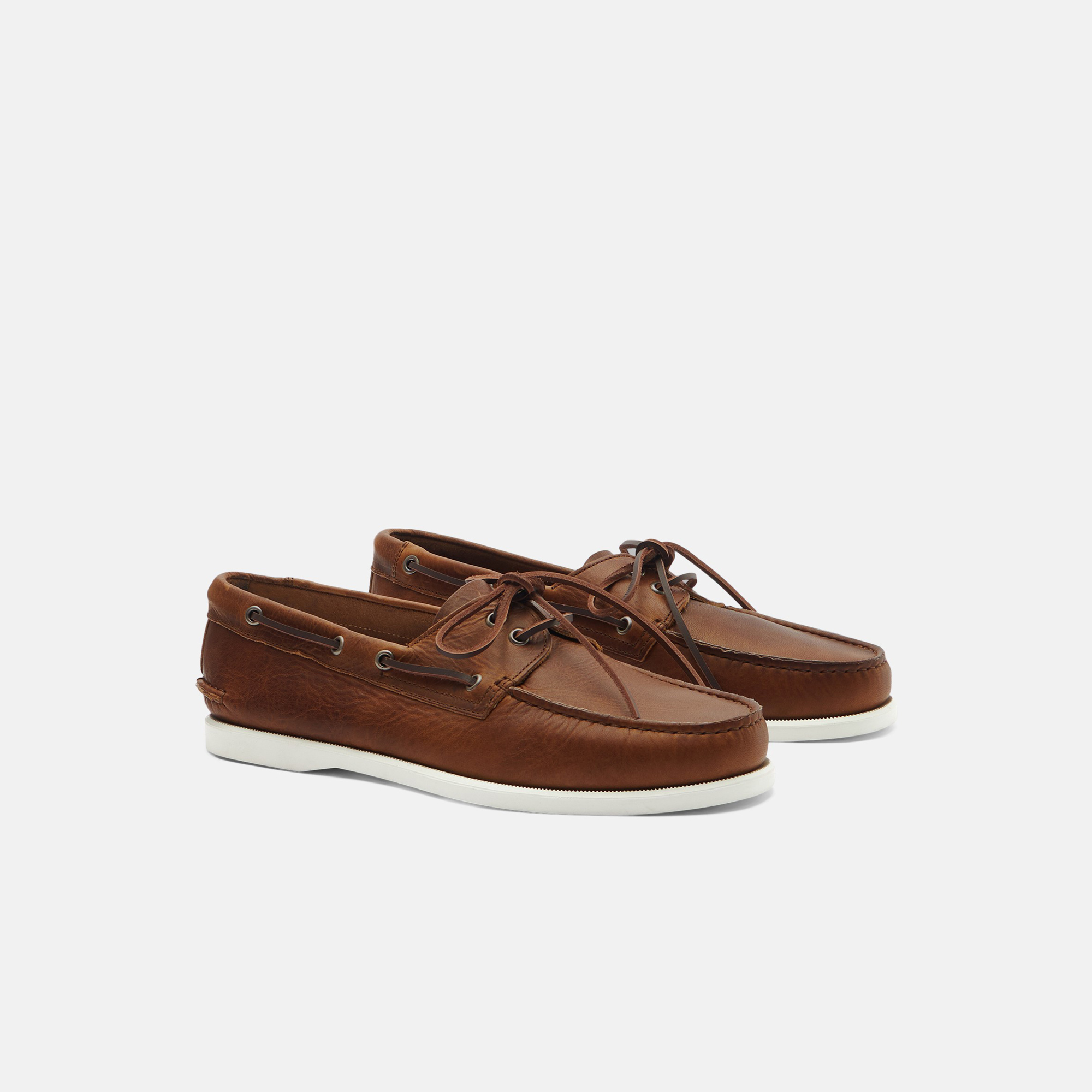Men�s Cigar Calf Boat Shoes Orlando Scarosso
