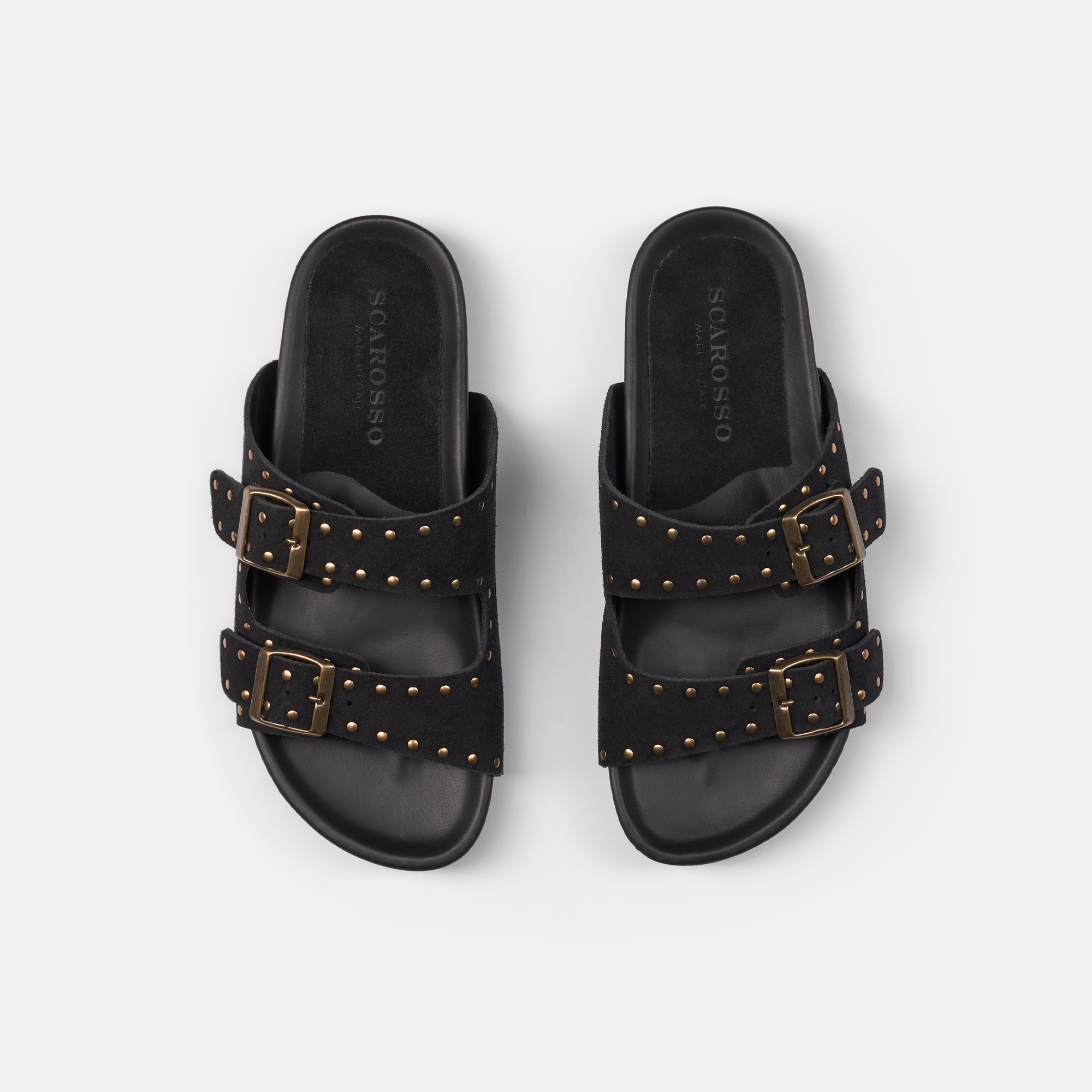 SCAROSSO SCAROSSO DELILAH BLACK SUEDE 
