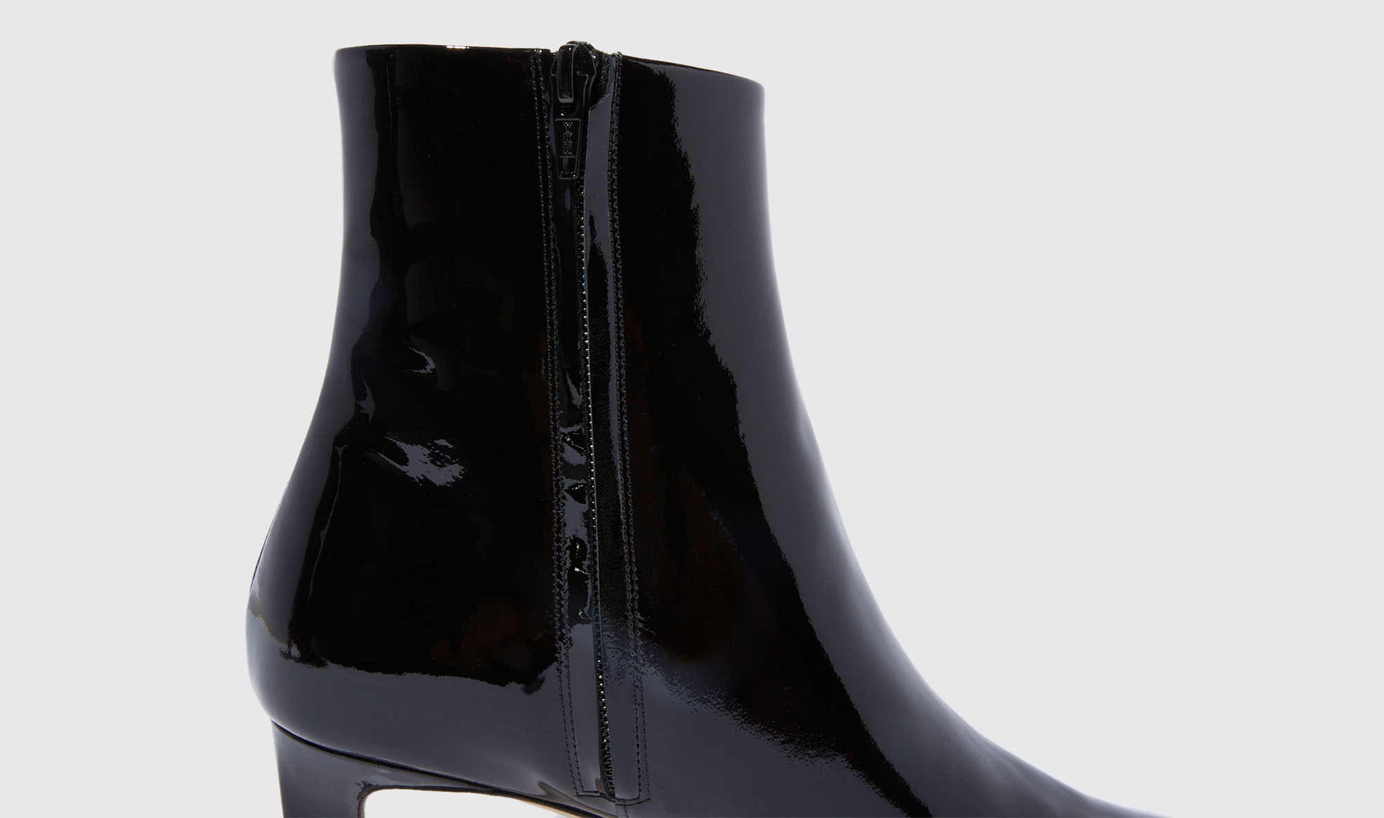 Shop Scarosso Kitty Black Patent - Woman Boots Black In Black - Patent