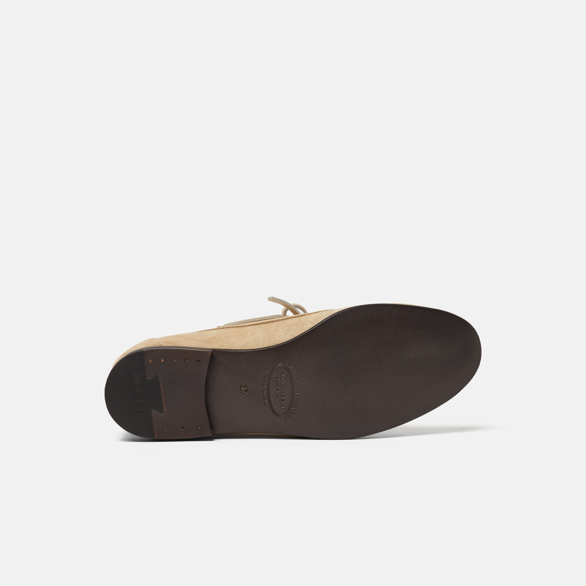 Scarosso Ginevra Oxford Shoes In Butter - Suede
