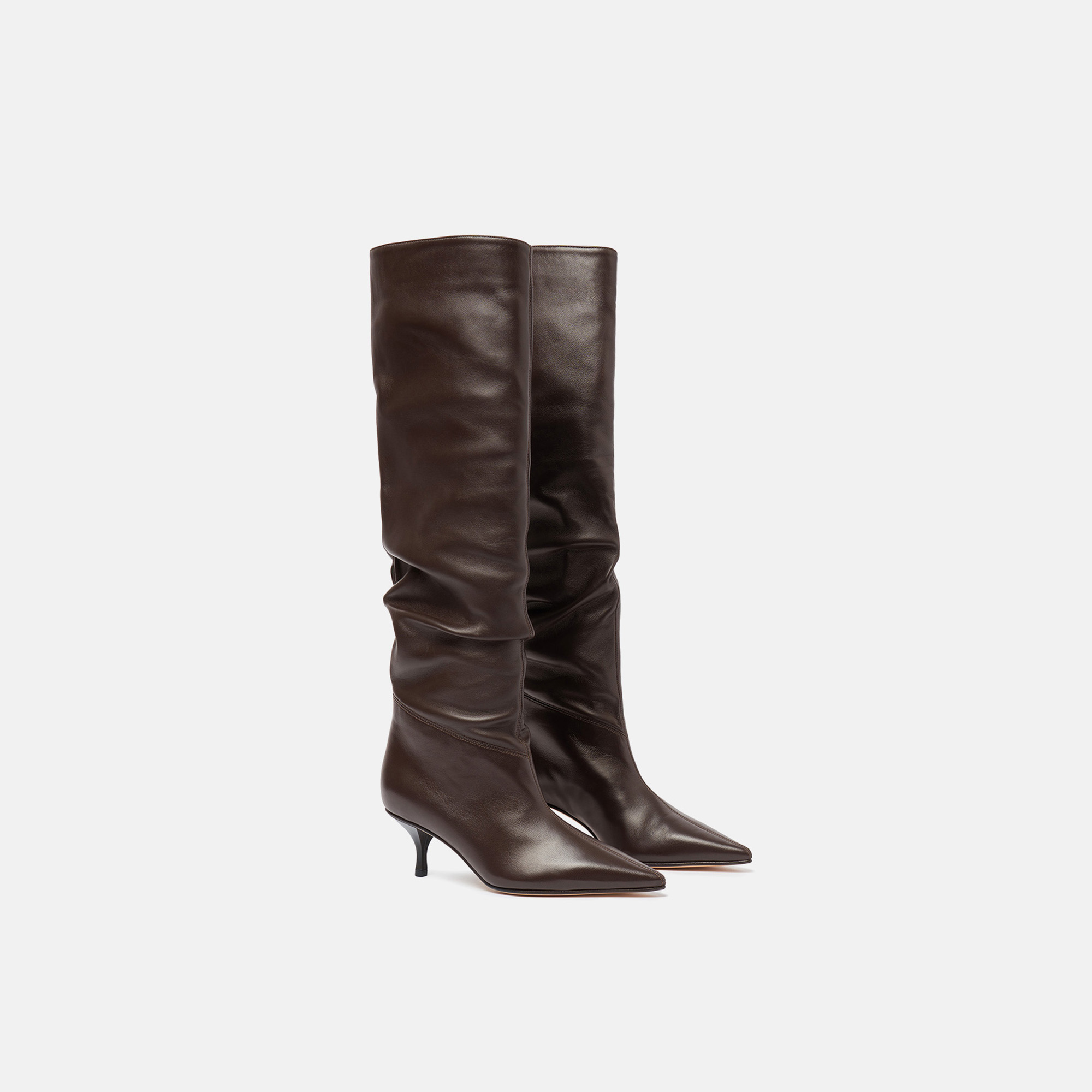 Scarosso Barbara High Boots In Brown