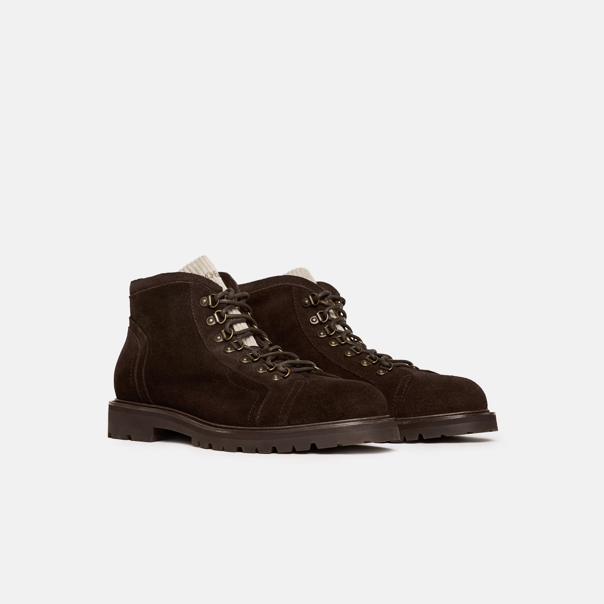 Scarosso Theodore Mocha Suede In Animal Print