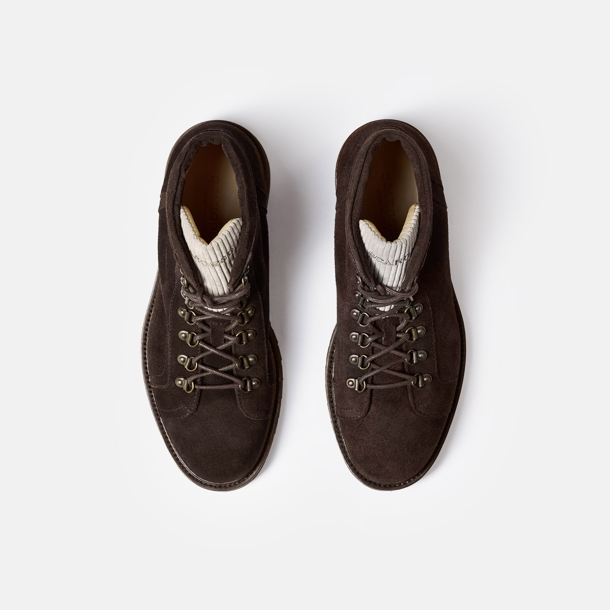 Scarosso Theodore Mocha Suede In Animal Print
