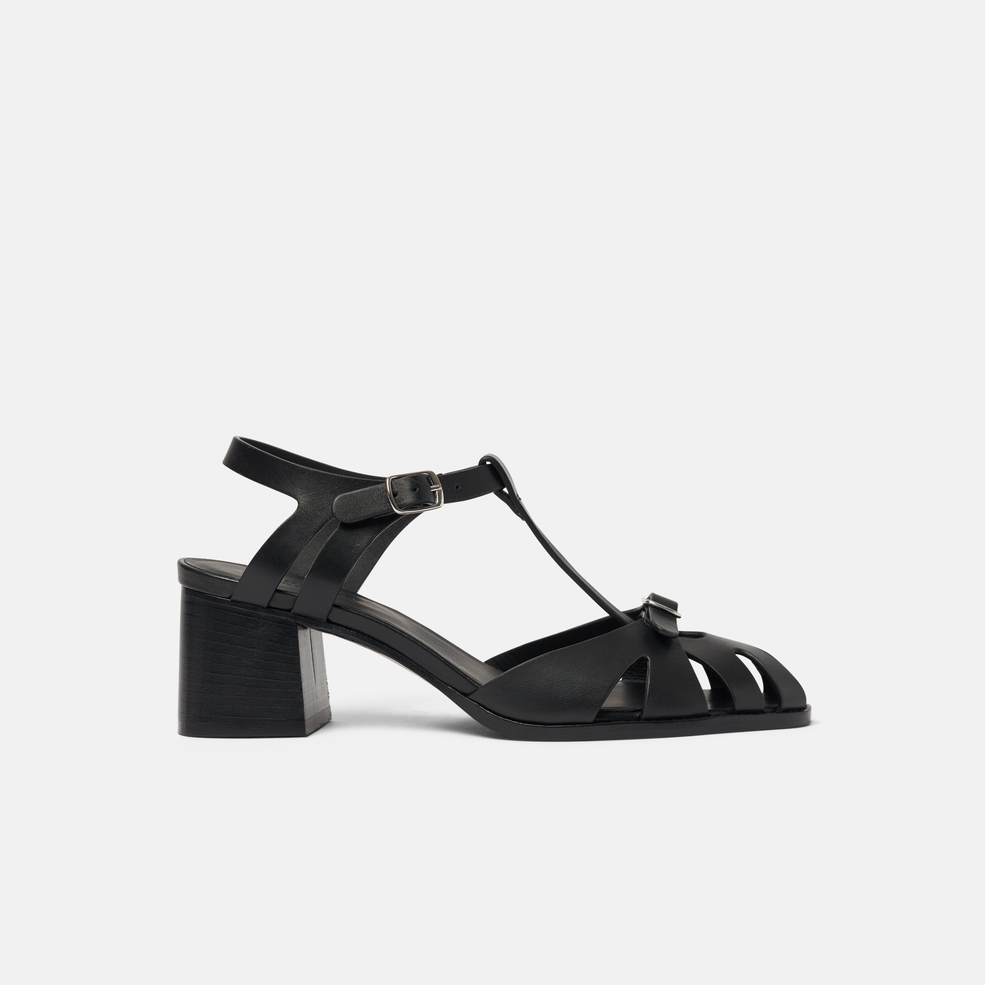Shop Scarosso Giulia Black In Black - Calf