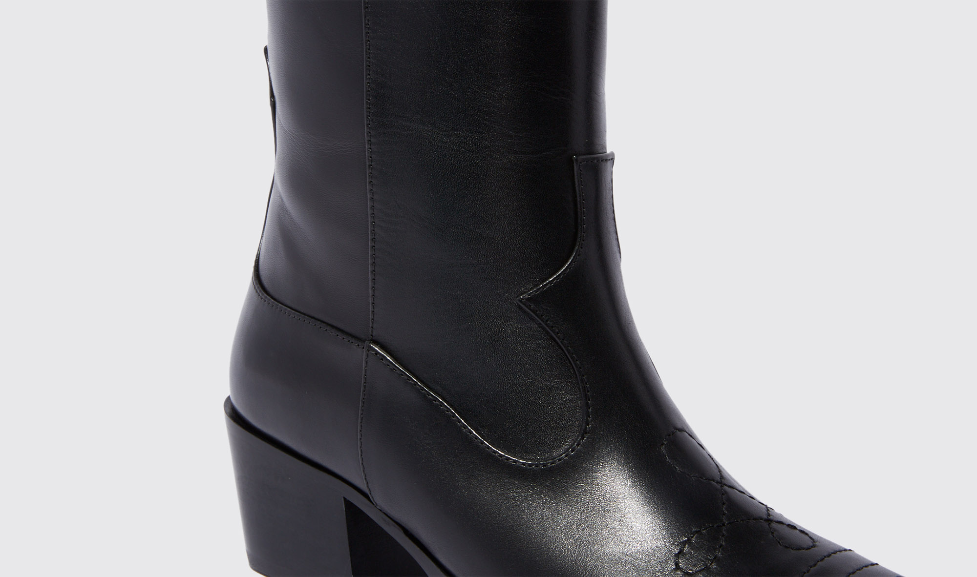 Shop Scarosso Dolly Black - Woman Boots Black In Black - Calf
