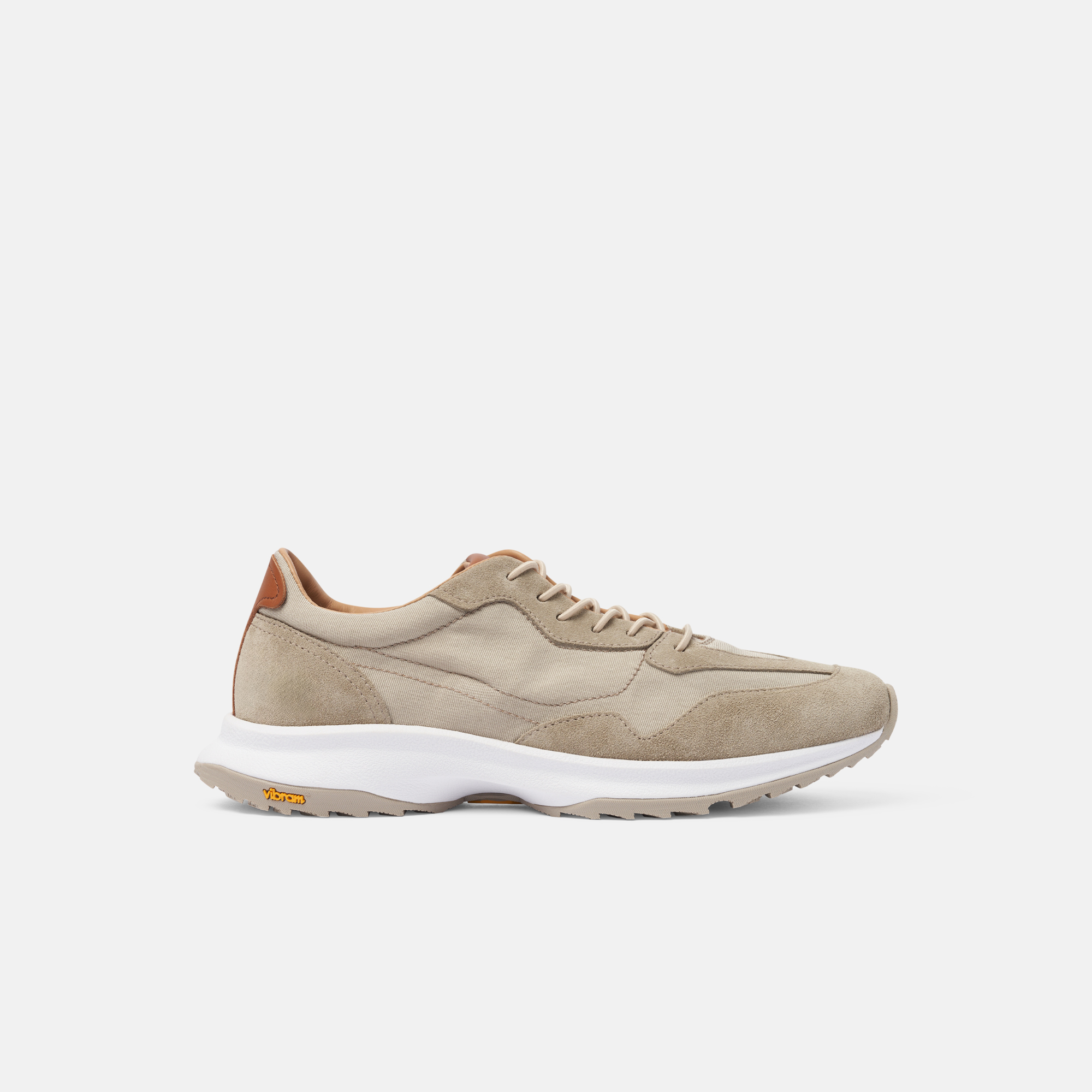 Scarosso Achille Sneakers In Beige - Fabric