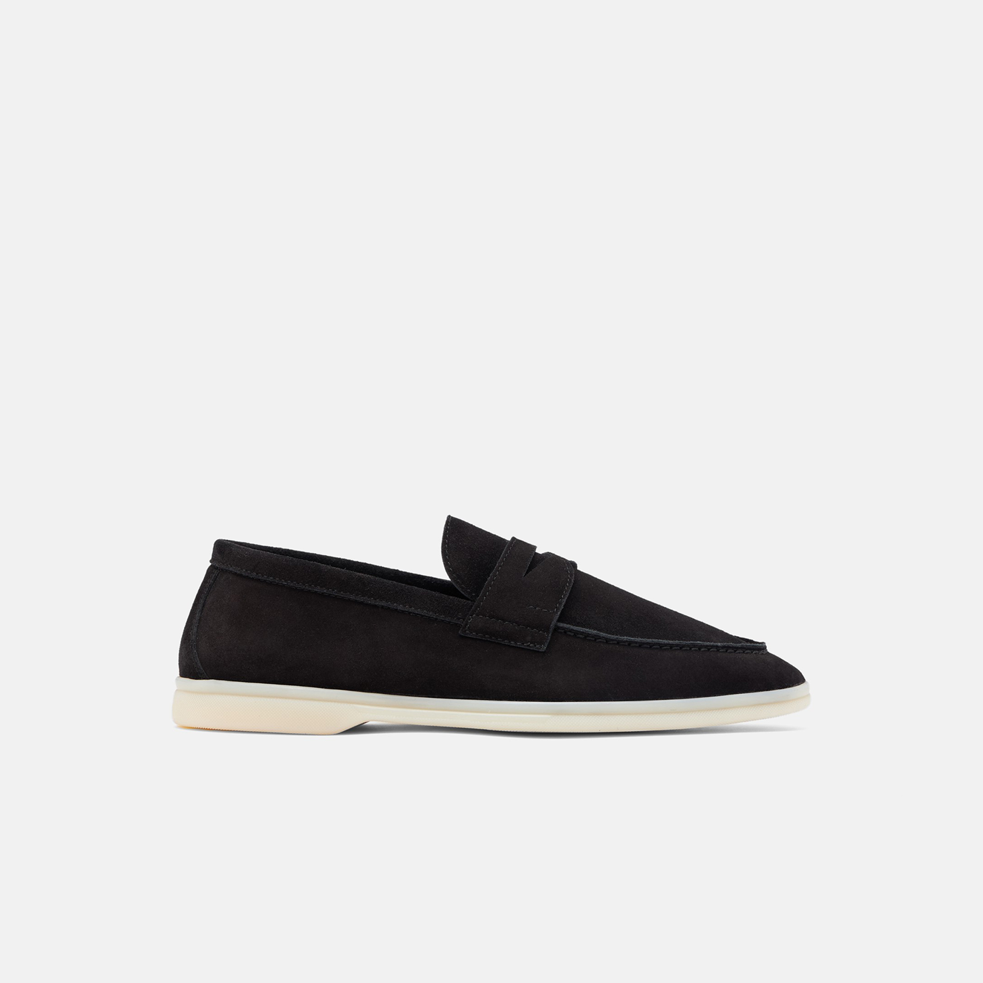 Scarosso Luciano Black Suede Edit - Man Loafers Black Edit