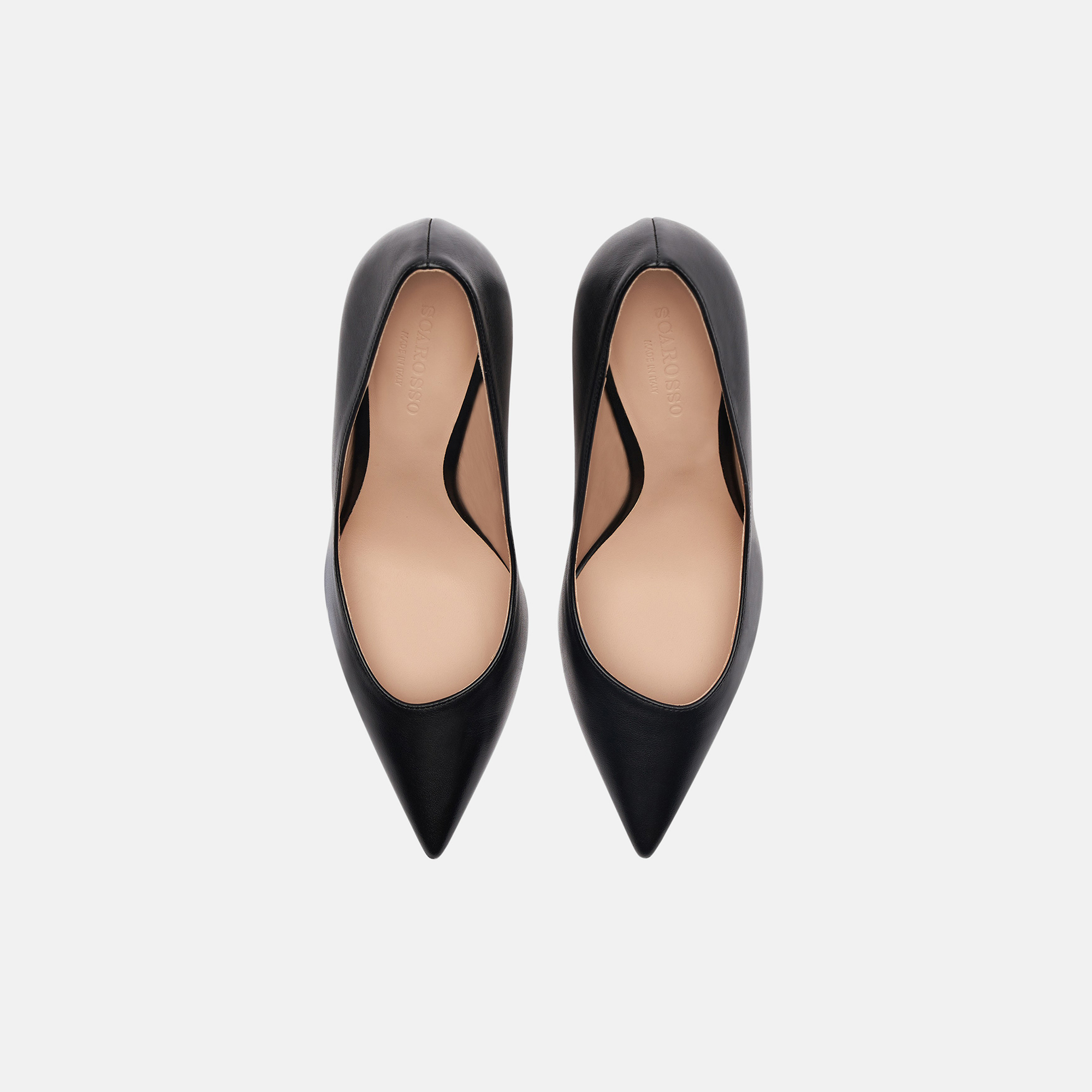 Shop Scarosso Greta Black - Woman High Heels Black In Black - Calf