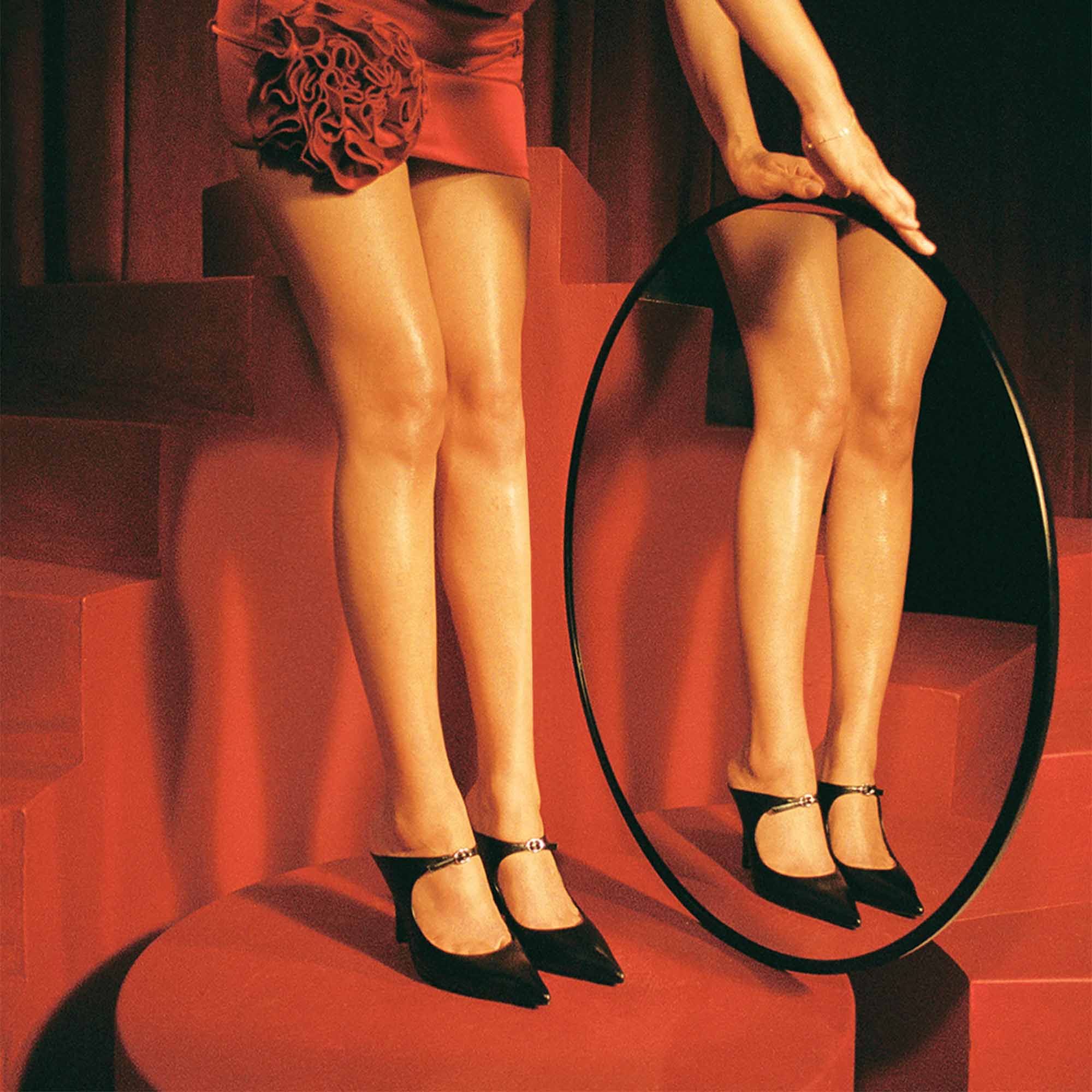 Scarosso 95mm Marta Ii Pumps In Black - Calf