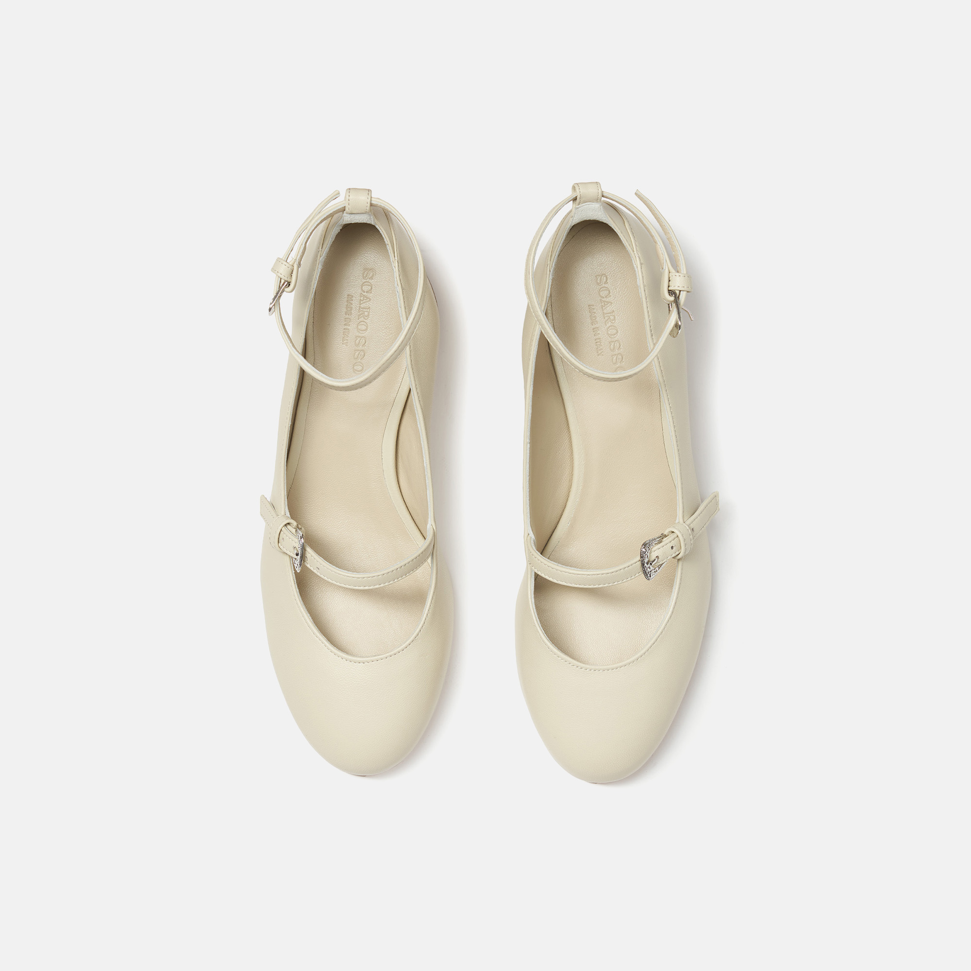 Scarosso 35mm June Pumps In White - Calf