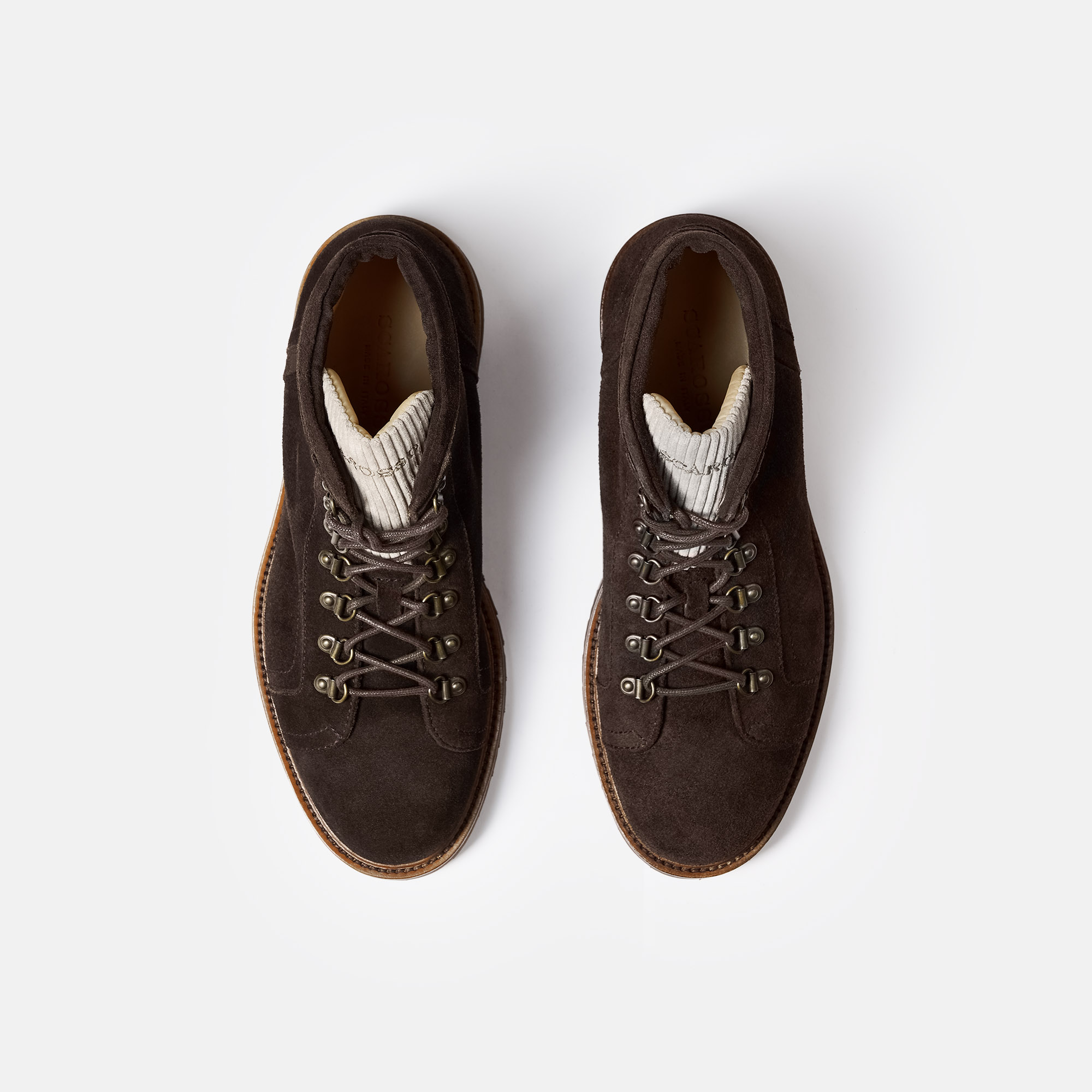 Scarosso Theodore Mocha Suede In Animal Print