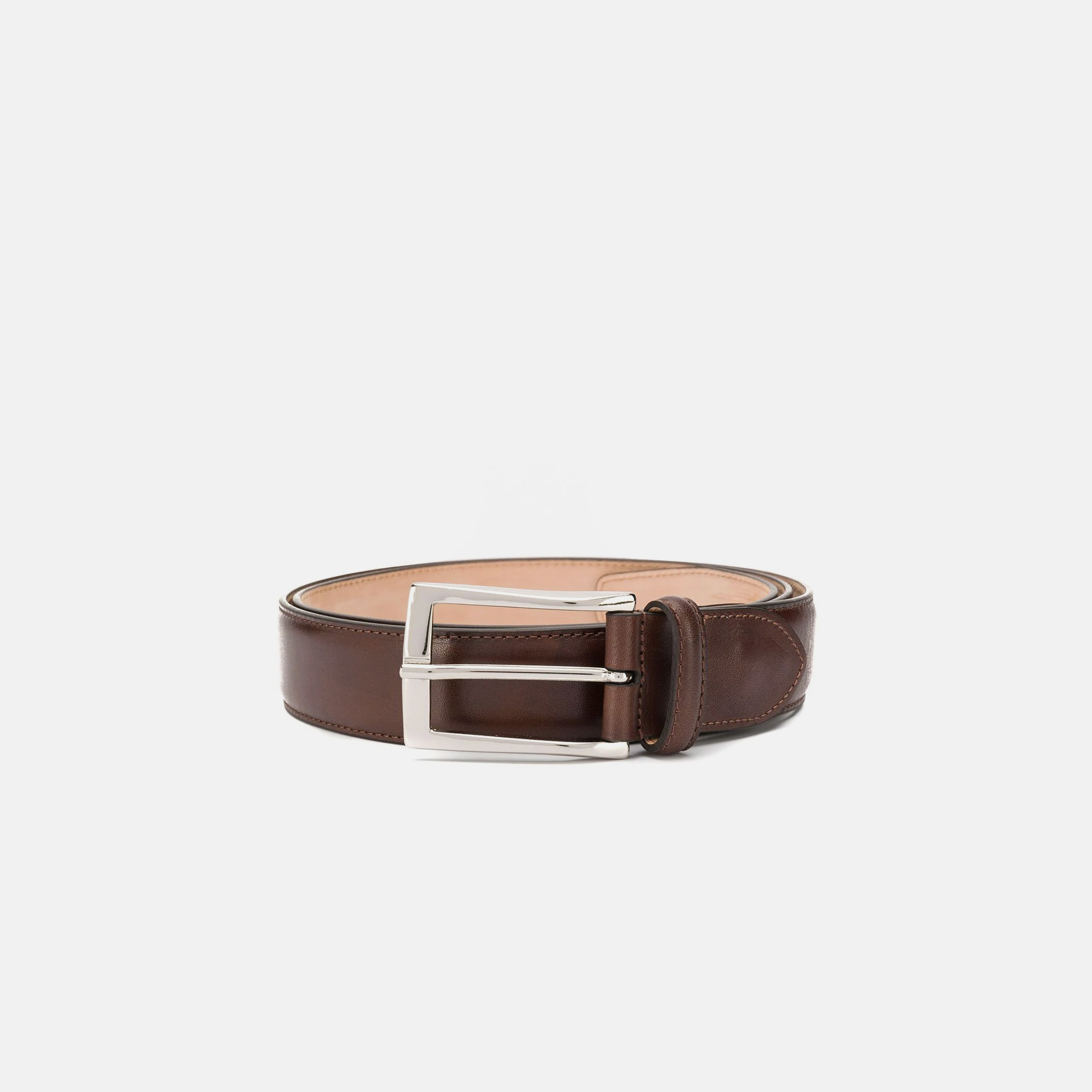 Scarosso Cintura Marrone Classica - Uomo Cinture Marrone - Vitello 110