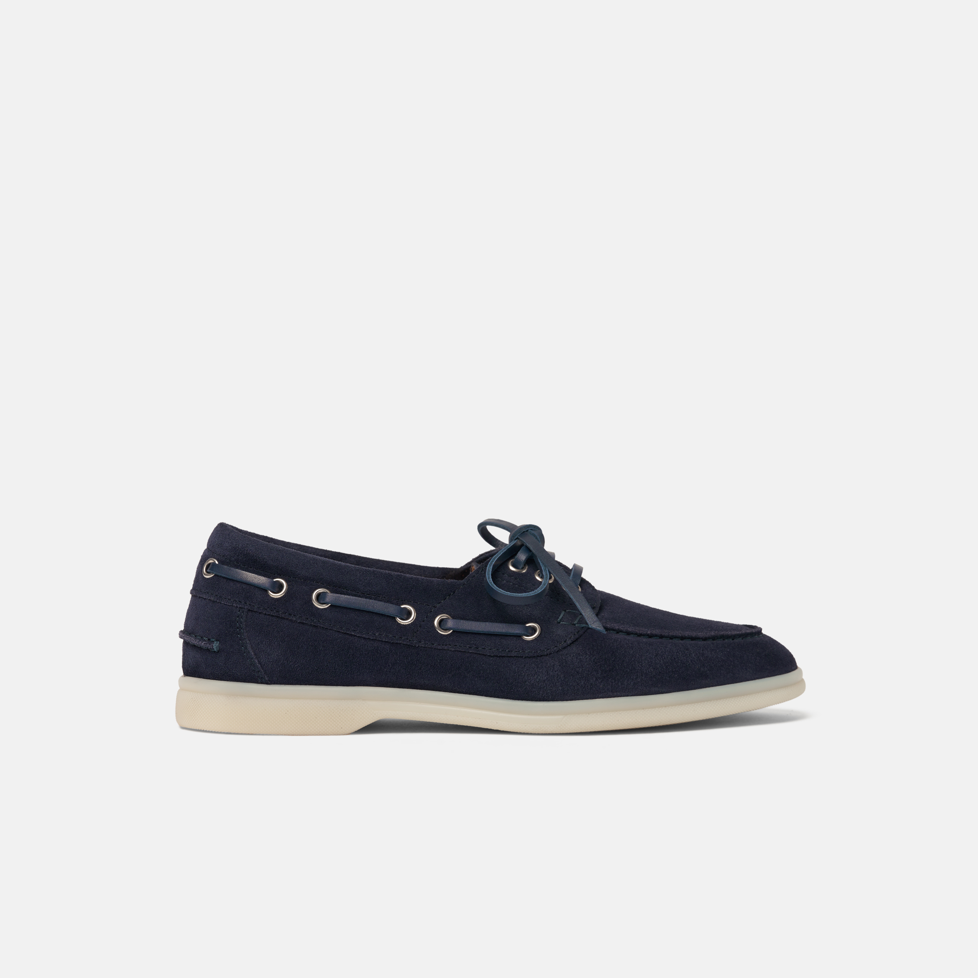 Scarosso Lia Boat Shoes In Black