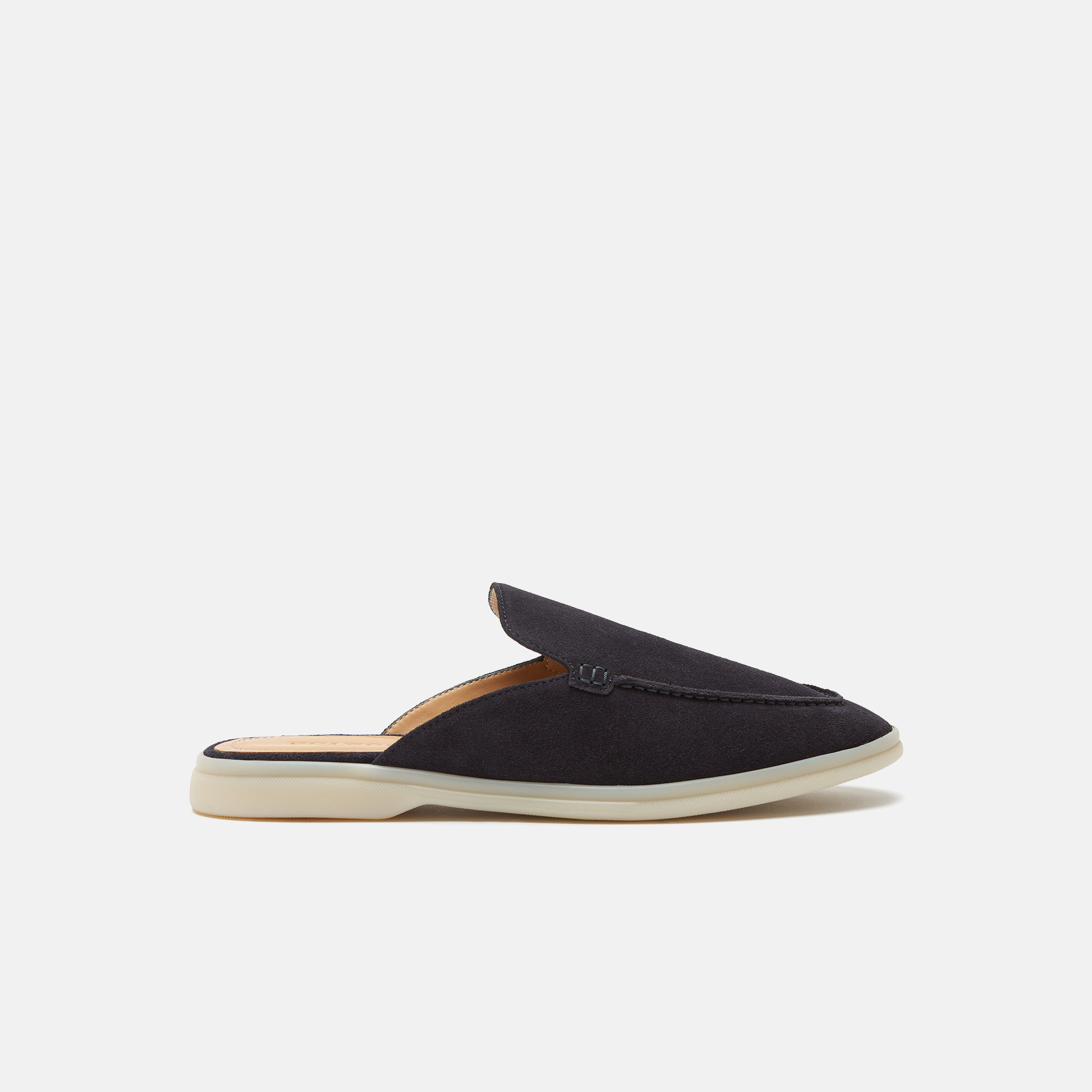 Scarosso Lucrezio Slippers In Blue - Suede
