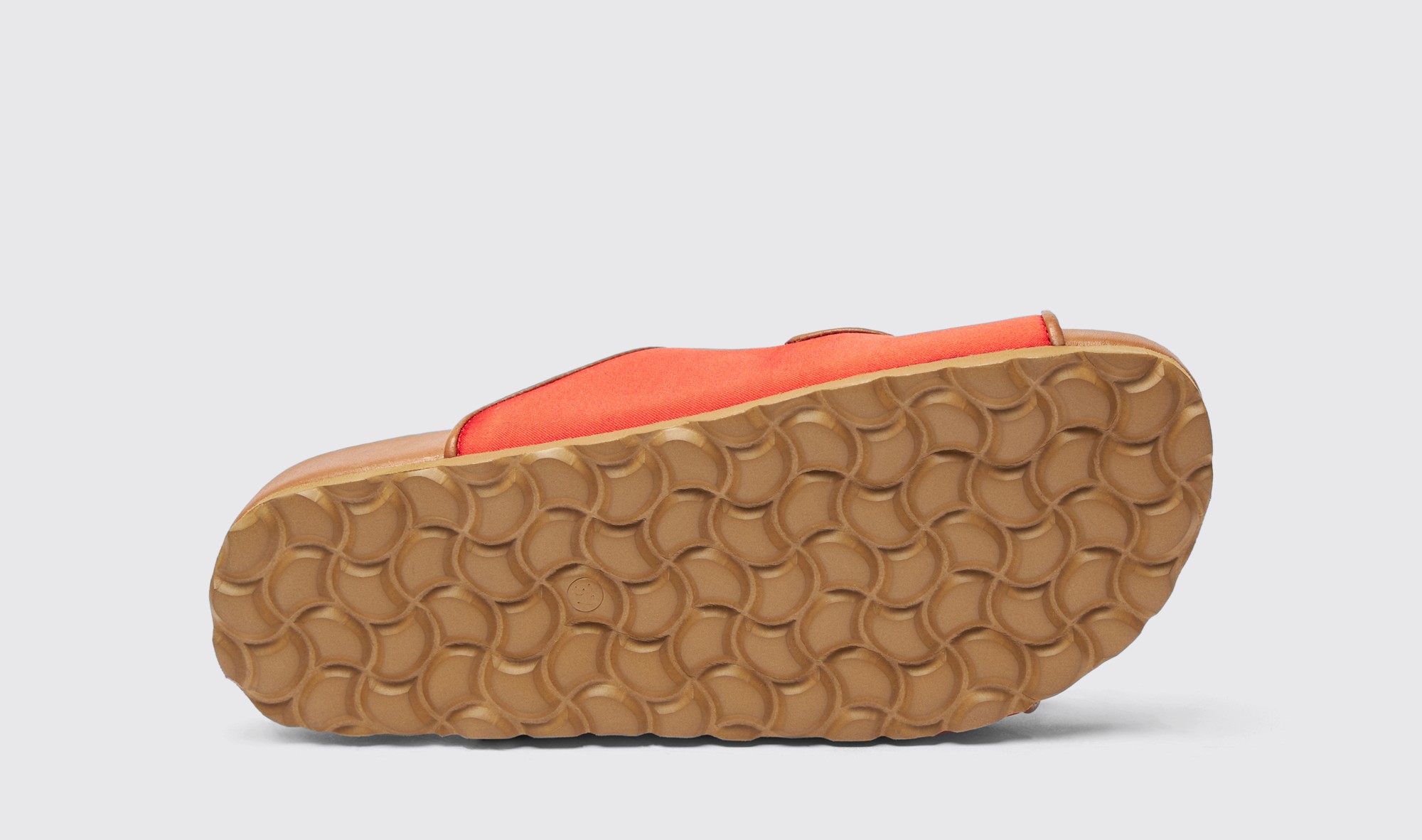 Shop Scarosso Isa Coral Satin - Woman Sandals Orange In Orange - Silk