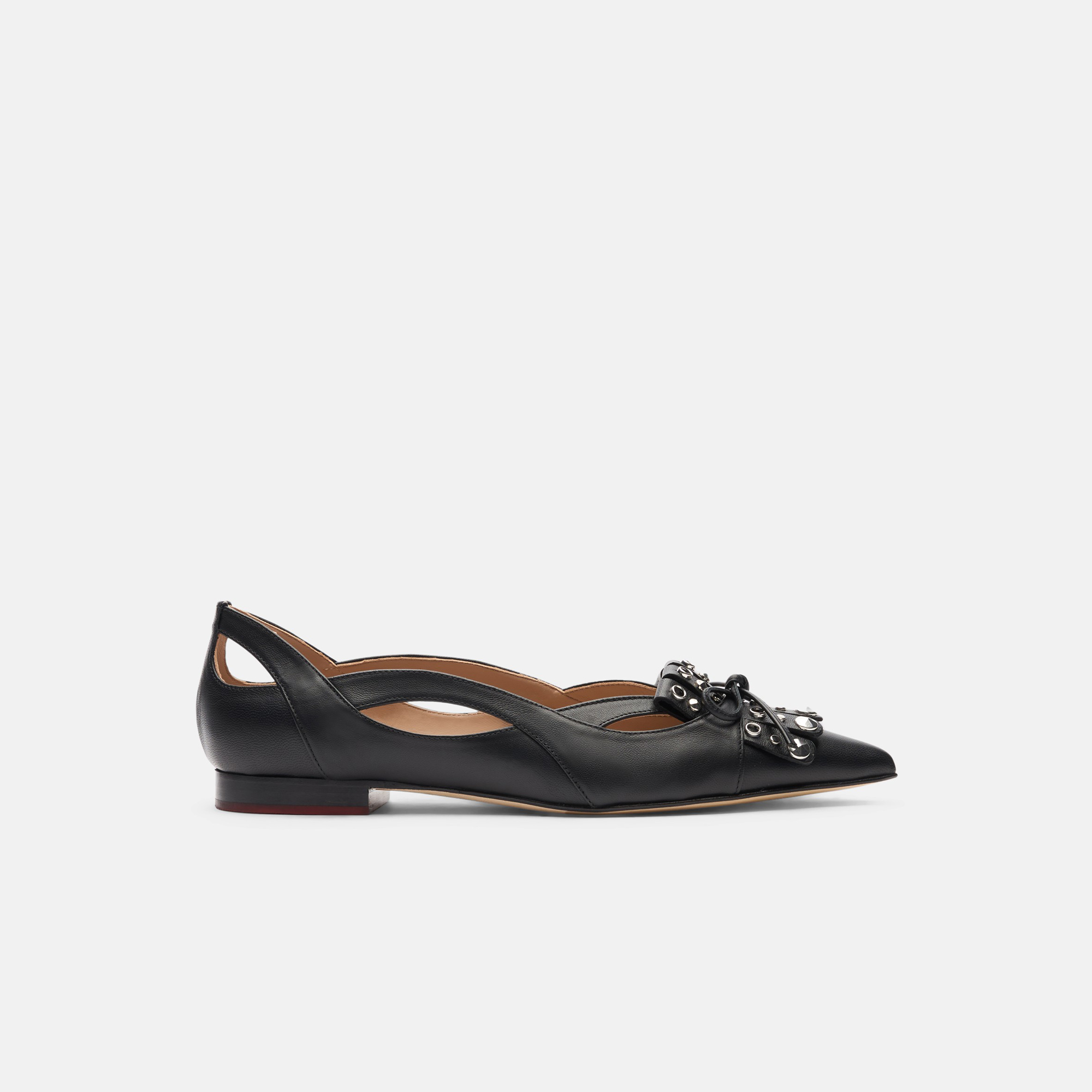 Scarosso Donna Nero - Ballerine In Pelle Onyx Odyssey - Shoes - 35 Eu - Immagine 2