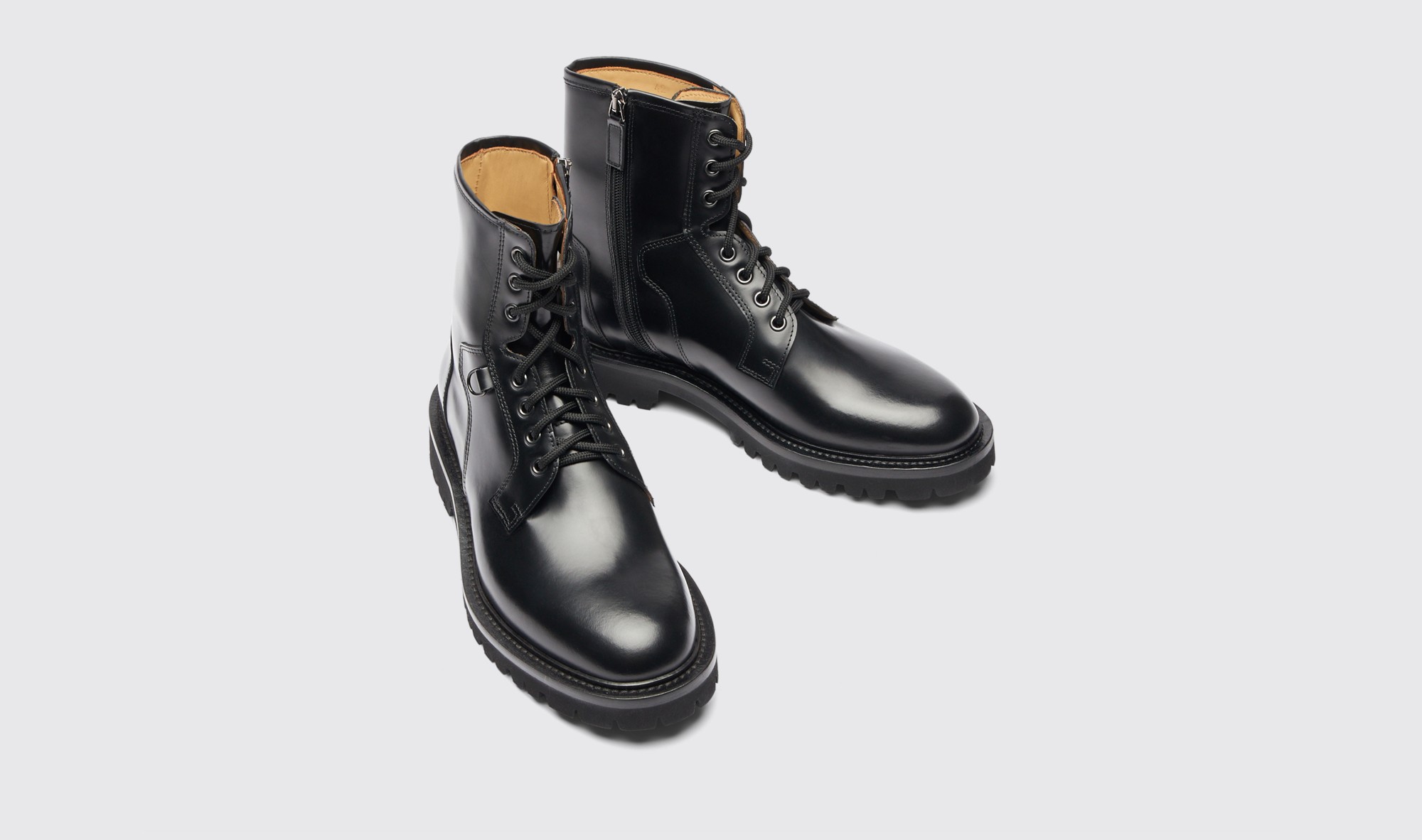 Shop Scarosso Wooster Iv Black - Man Boots Black In Black - Calf
