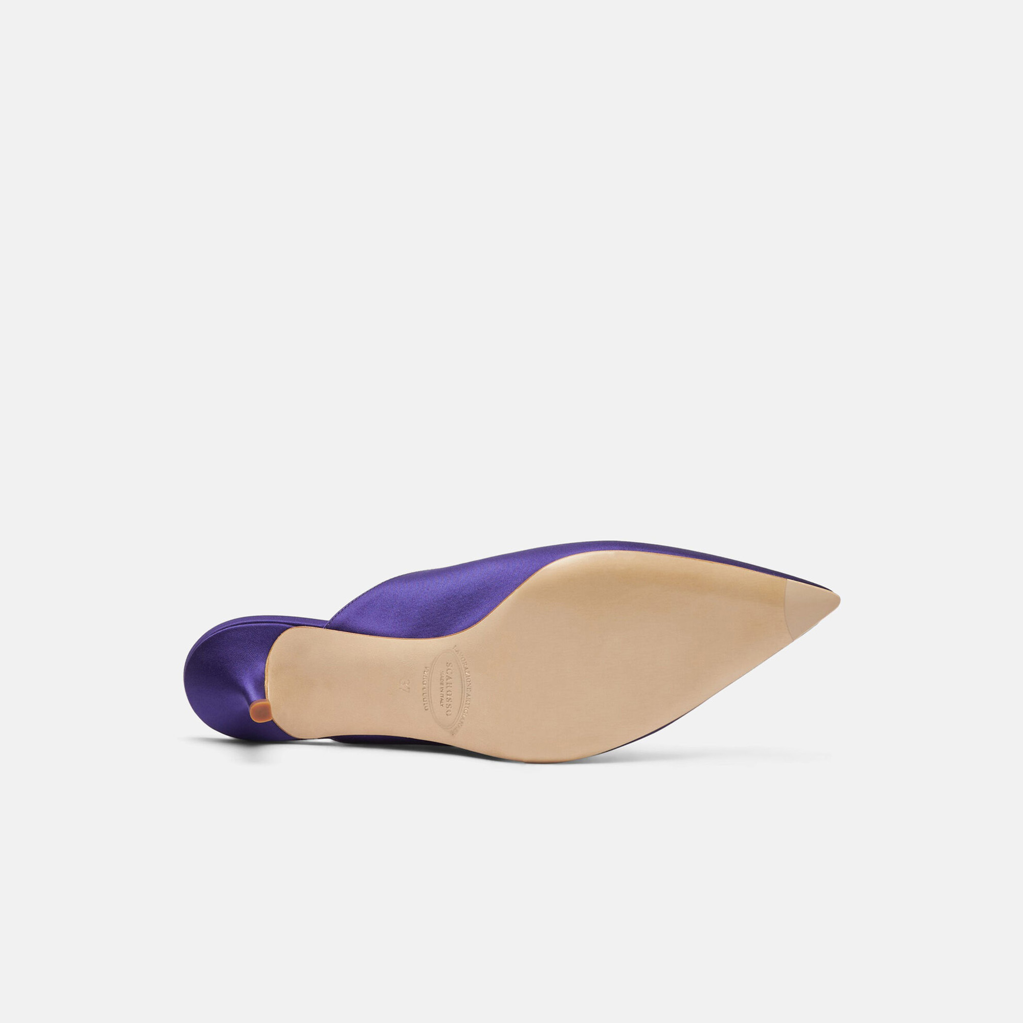 Shop Scarosso Laura Purple - Woman Heels Purple In Purple - Silk