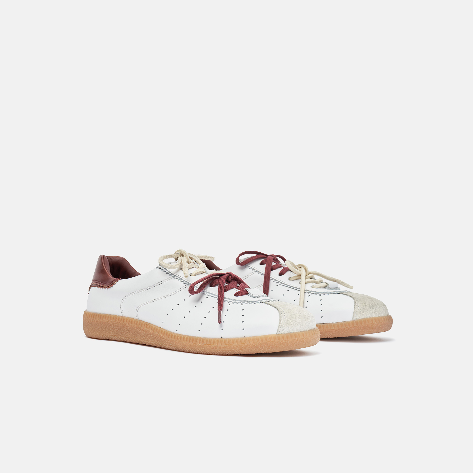 Shop Scarosso Mariate White In White - Calf