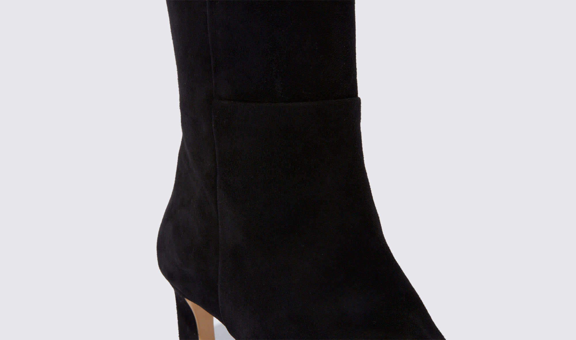 Shop Scarosso Kira Black Suede - Woman Boots Black In Black - Suede