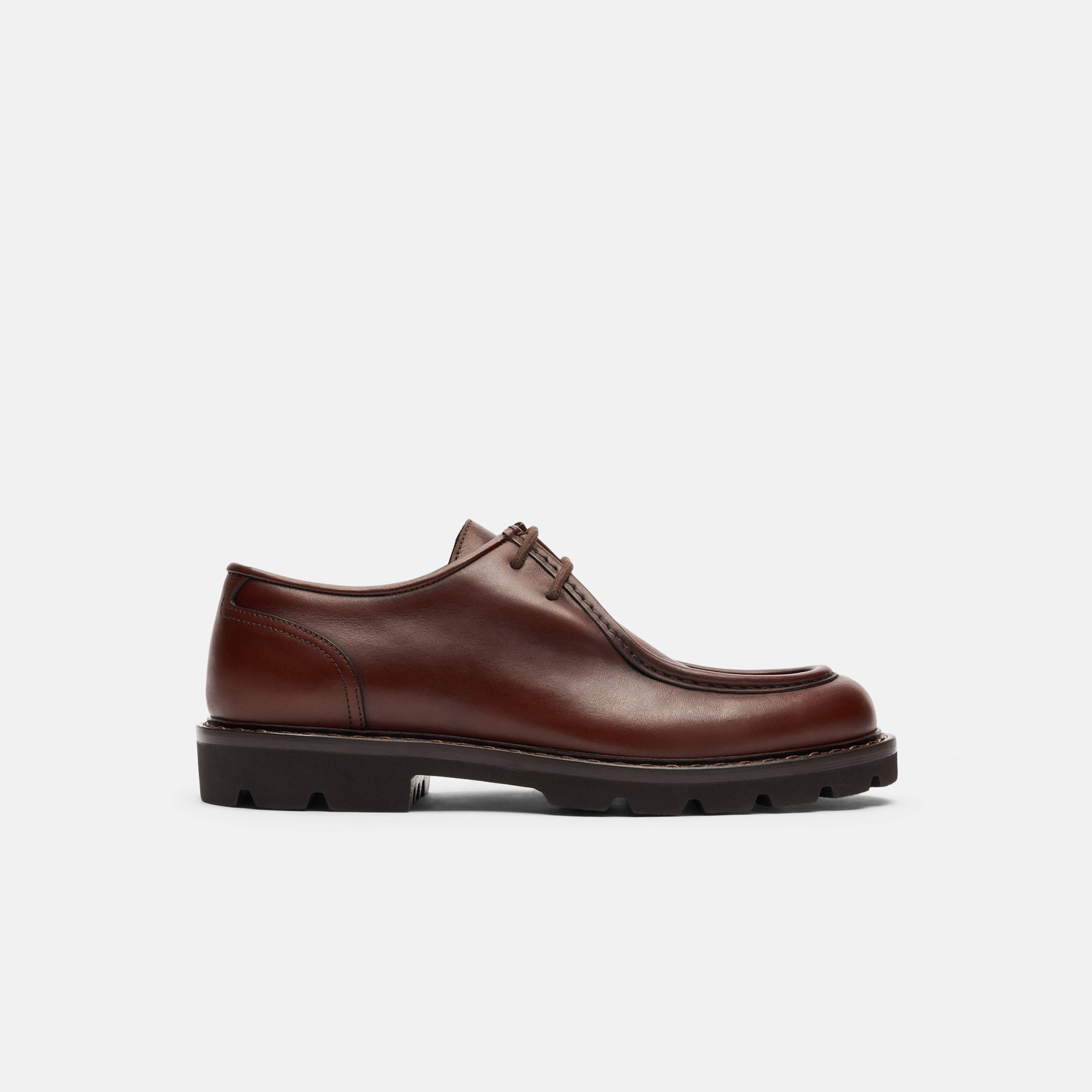 Scarosso Damiano Burgundy - Man Derbies Burgundy In Burgundy - Calf