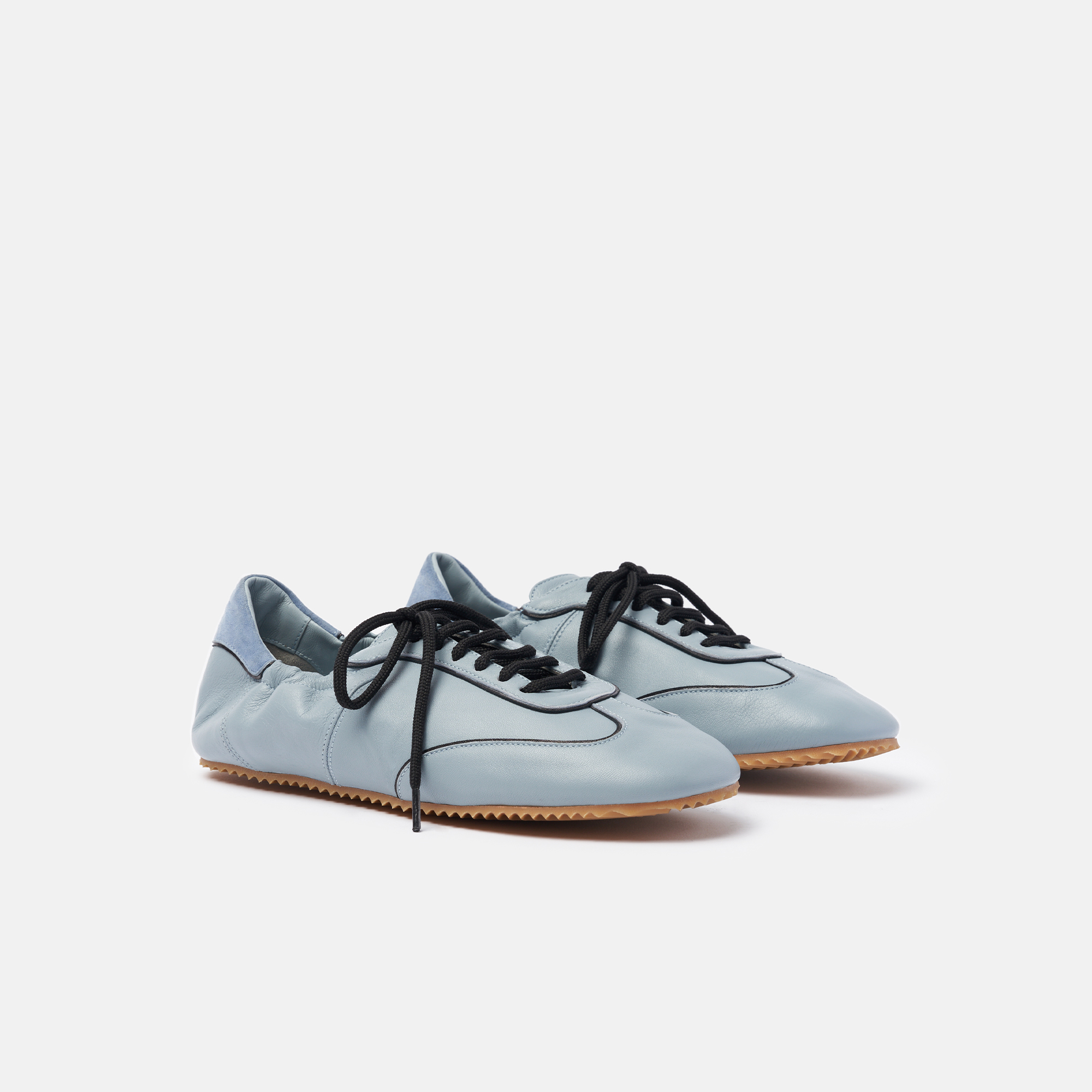 Scarosso Riley Lace-up Sneakers In Blue
